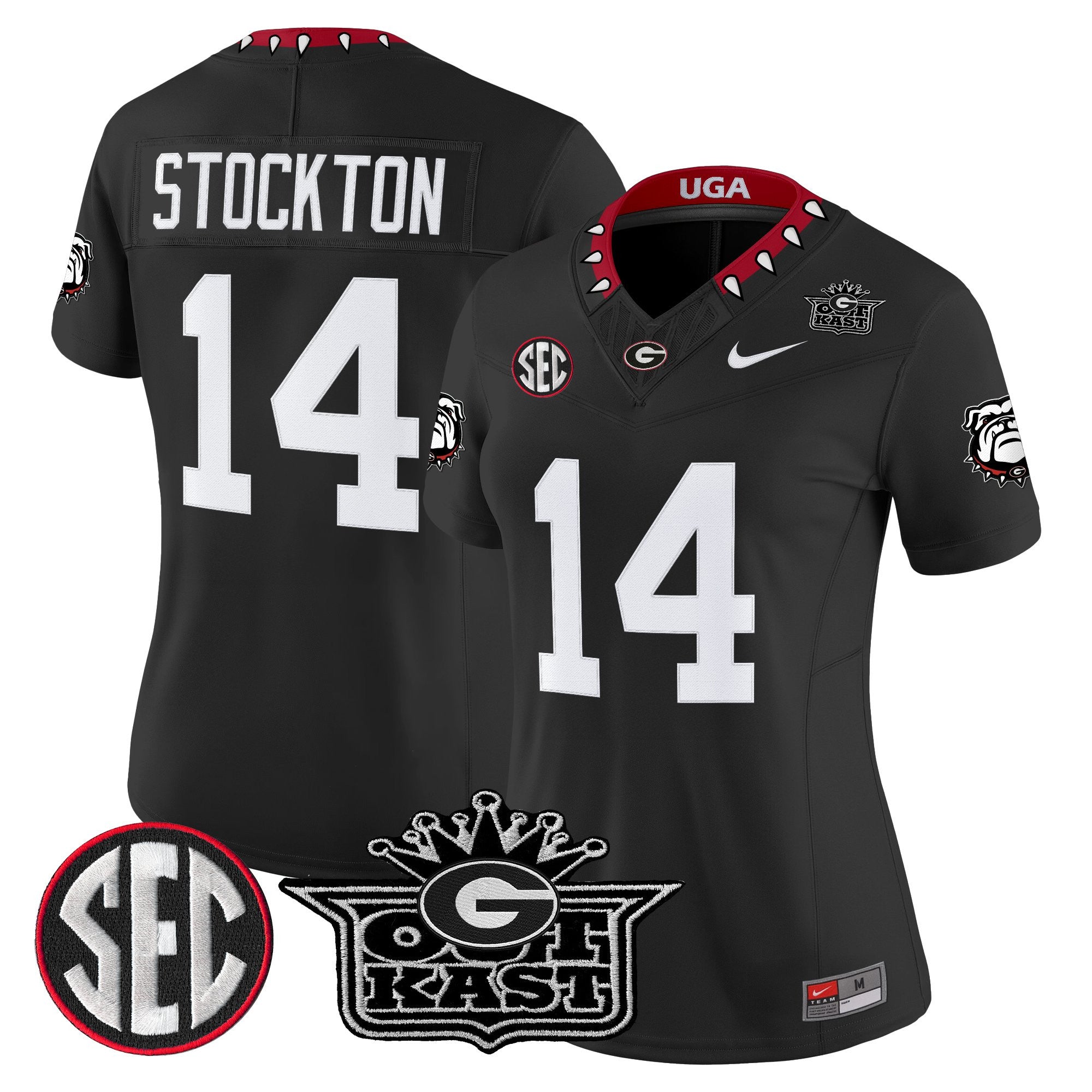 Women's Outkast x Georgia Bulldogs Vapor Limited Jersey - All stitched