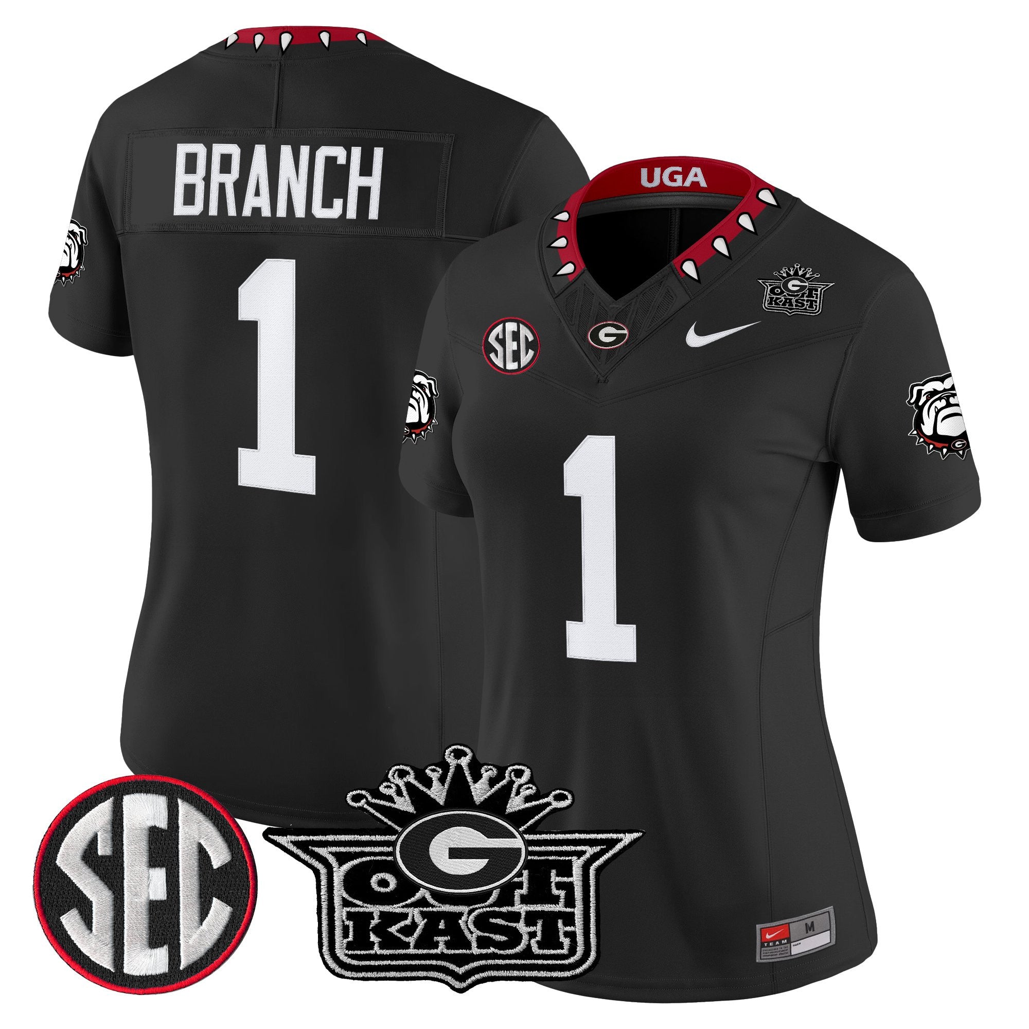 Women's Outkast x Georgia Bulldogs Vapor Limited Jersey - All stitched