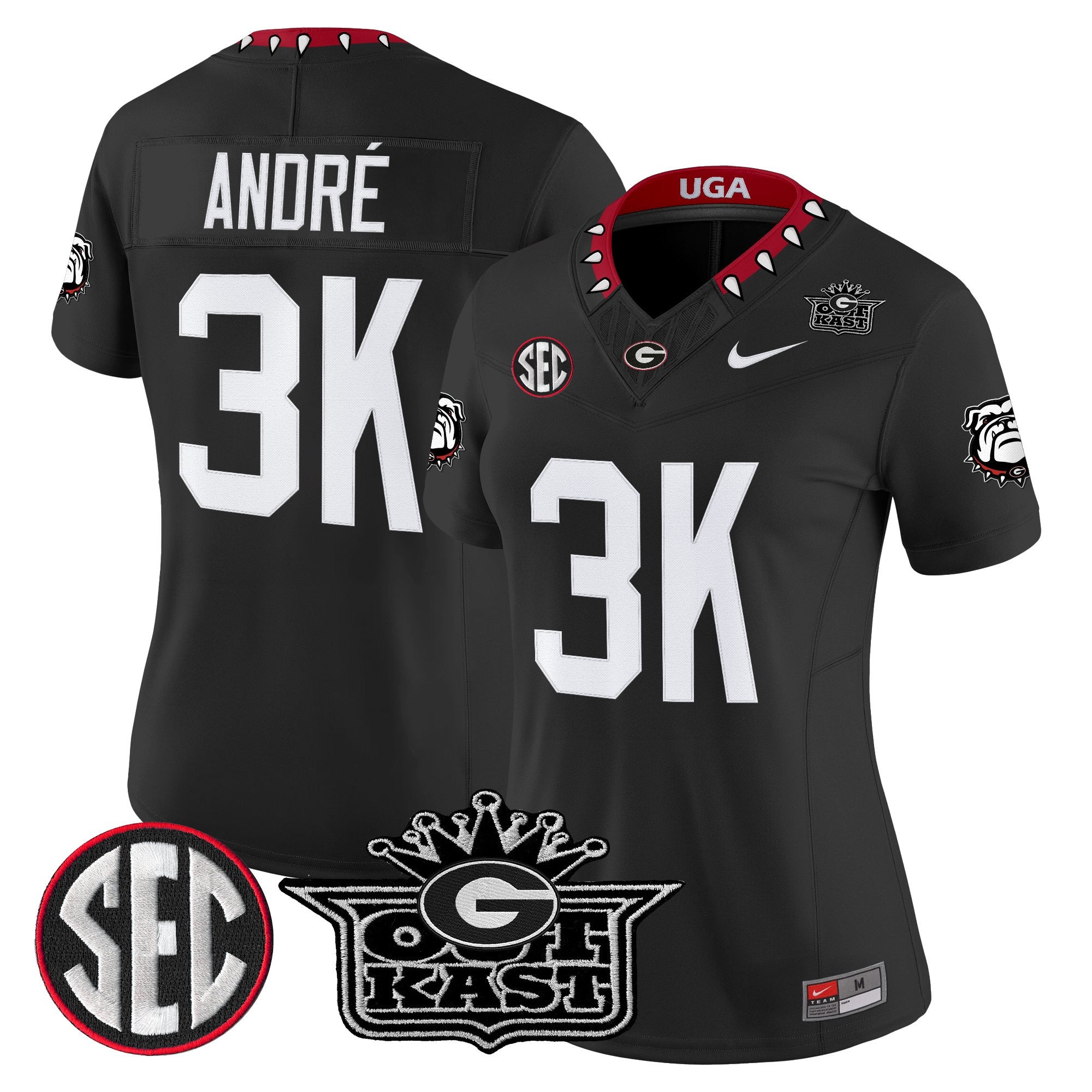 Women's Outkast x Georgia Bulldogs Vapor Limited Jersey - All stitched