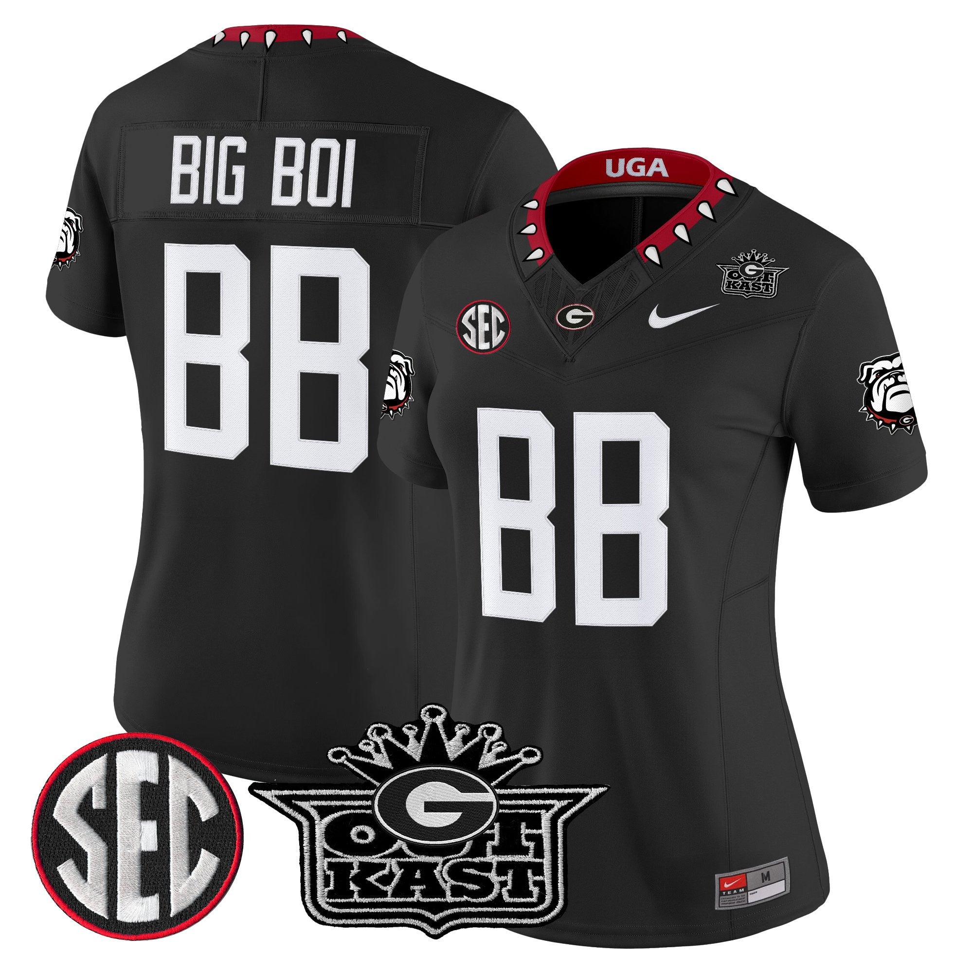Women's Outkast x Georgia Bulldogs Vapor Limited Jersey - All stitched