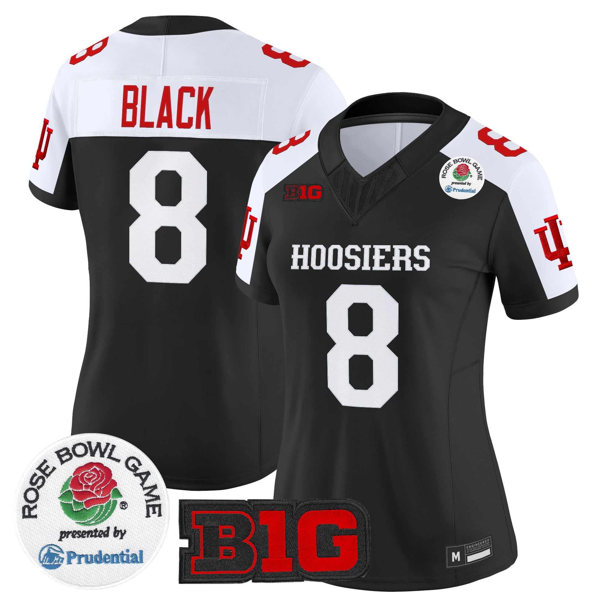 Women's Indiana Hoosiers 2026 Rose Bowl Vapor Limited Jersey - All Stitched