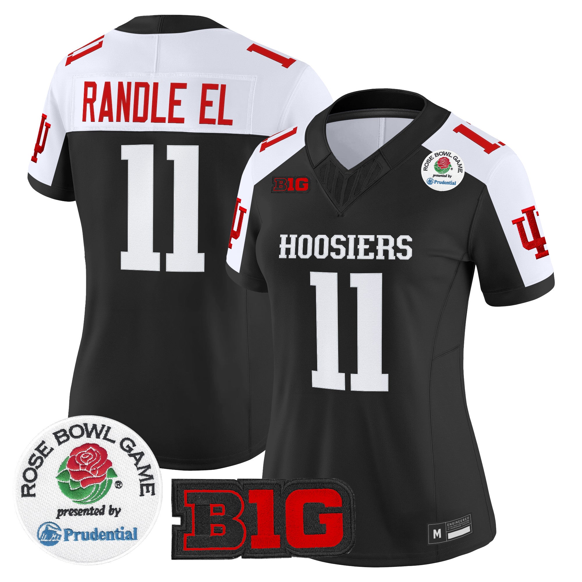 Women's Indiana Hoosiers 2026 Rose Bowl Vapor Limited Jersey - All Stitched