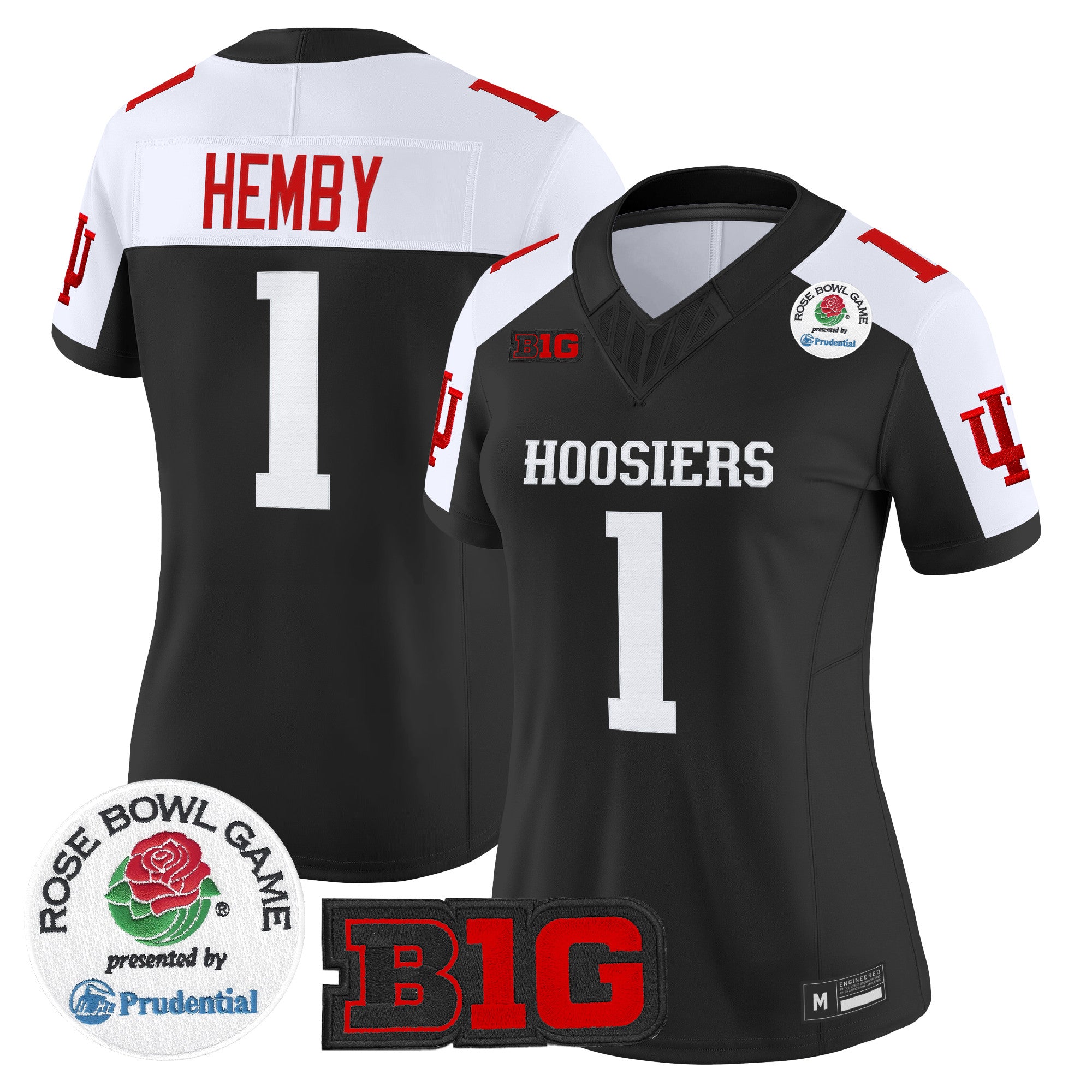 Women's Indiana Hoosiers 2026 Rose Bowl Vapor Limited Jersey - All Stitched