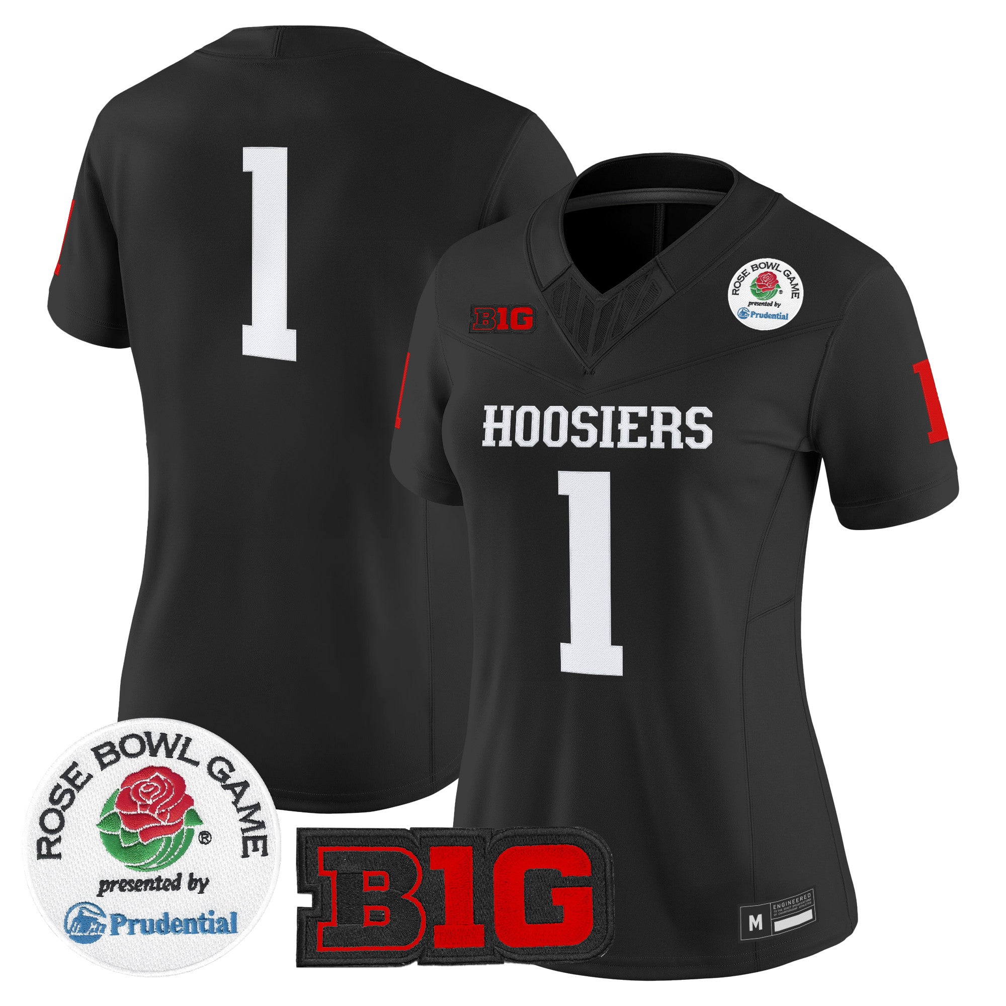 Women's Indiana Hoosiers 2026 Rose Bowl Vapor Limited Jersey - All Stitched