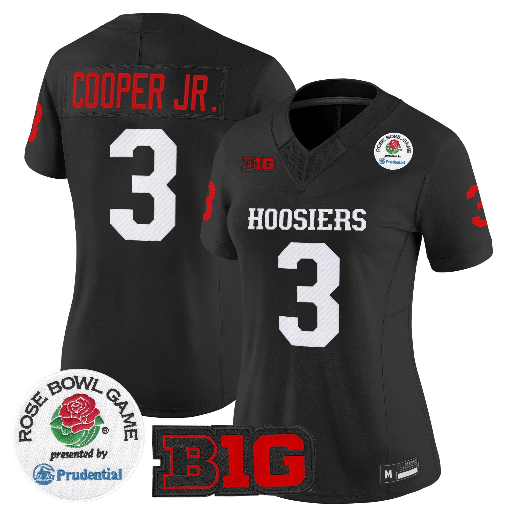 Women's Indiana Hoosiers 2026 Rose Bowl Vapor Limited Jersey - All Stitched
