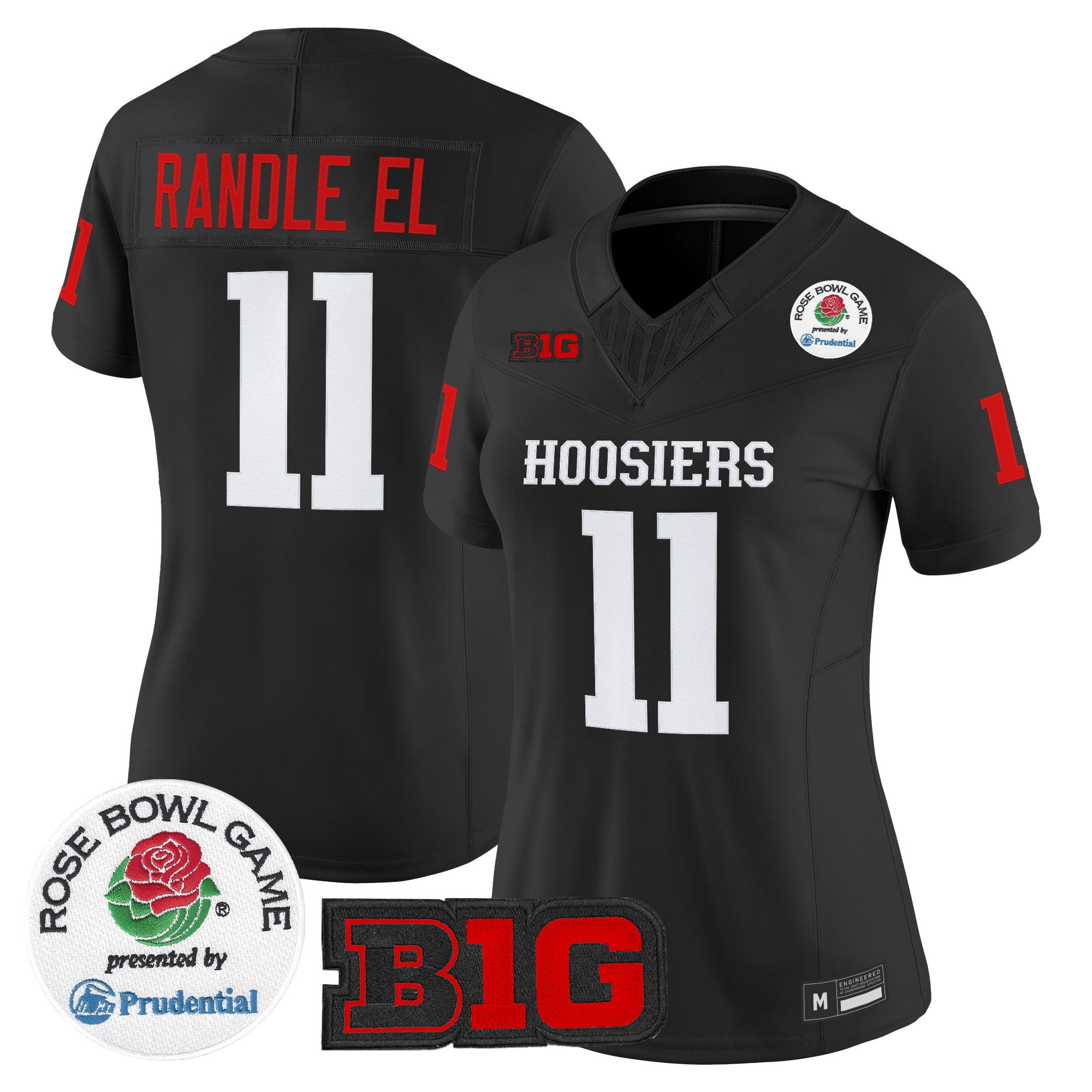 Women's Indiana Hoosiers 2026 Rose Bowl Vapor Limited Jersey - All Stitched