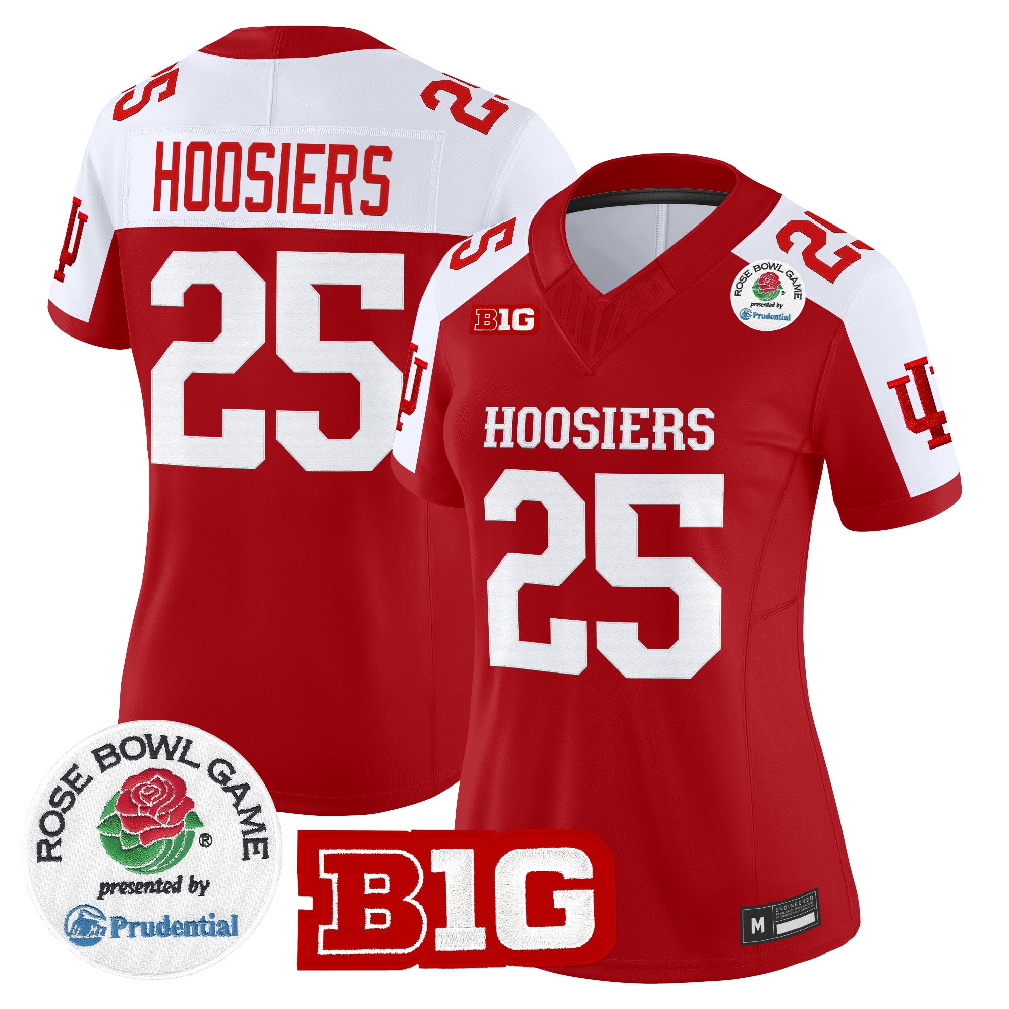 Women's Indiana Hoosiers 2026 Rose Bowl Vapor Limited Jersey - All Stitched