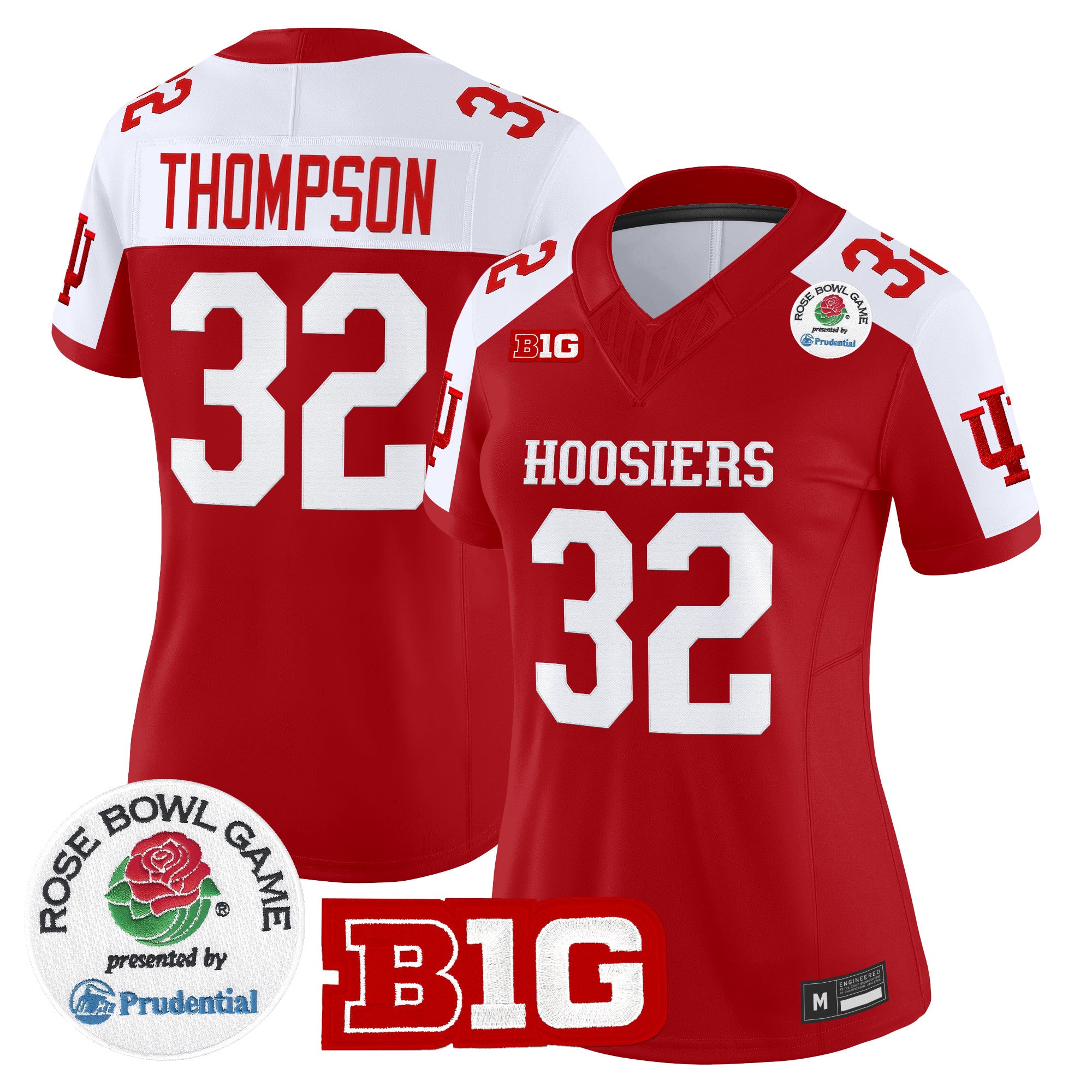 Women's Indiana Hoosiers 2026 Rose Bowl Vapor Limited Jersey - All Stitched