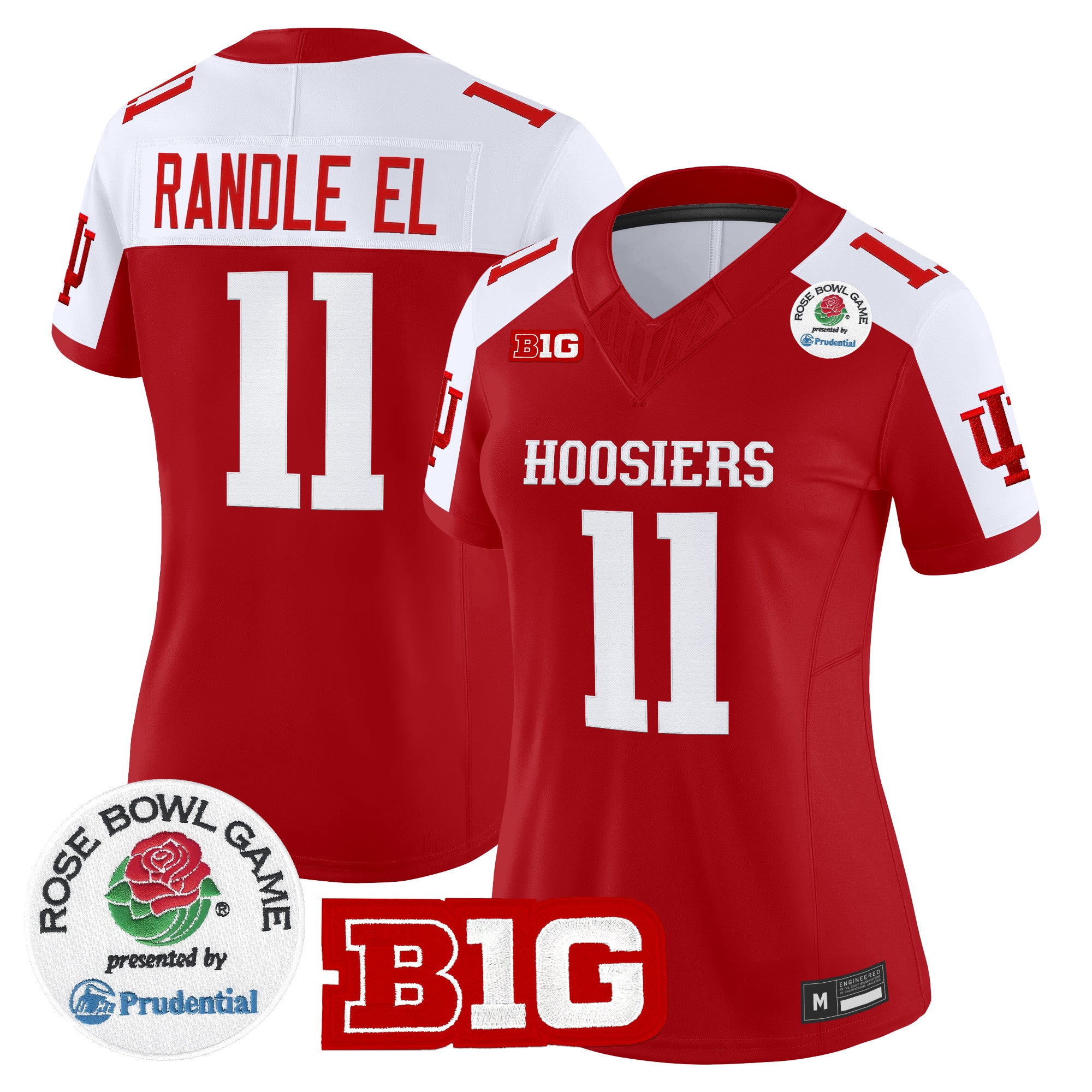 Women's Indiana Hoosiers 2026 Rose Bowl Vapor Limited Jersey - All Stitched