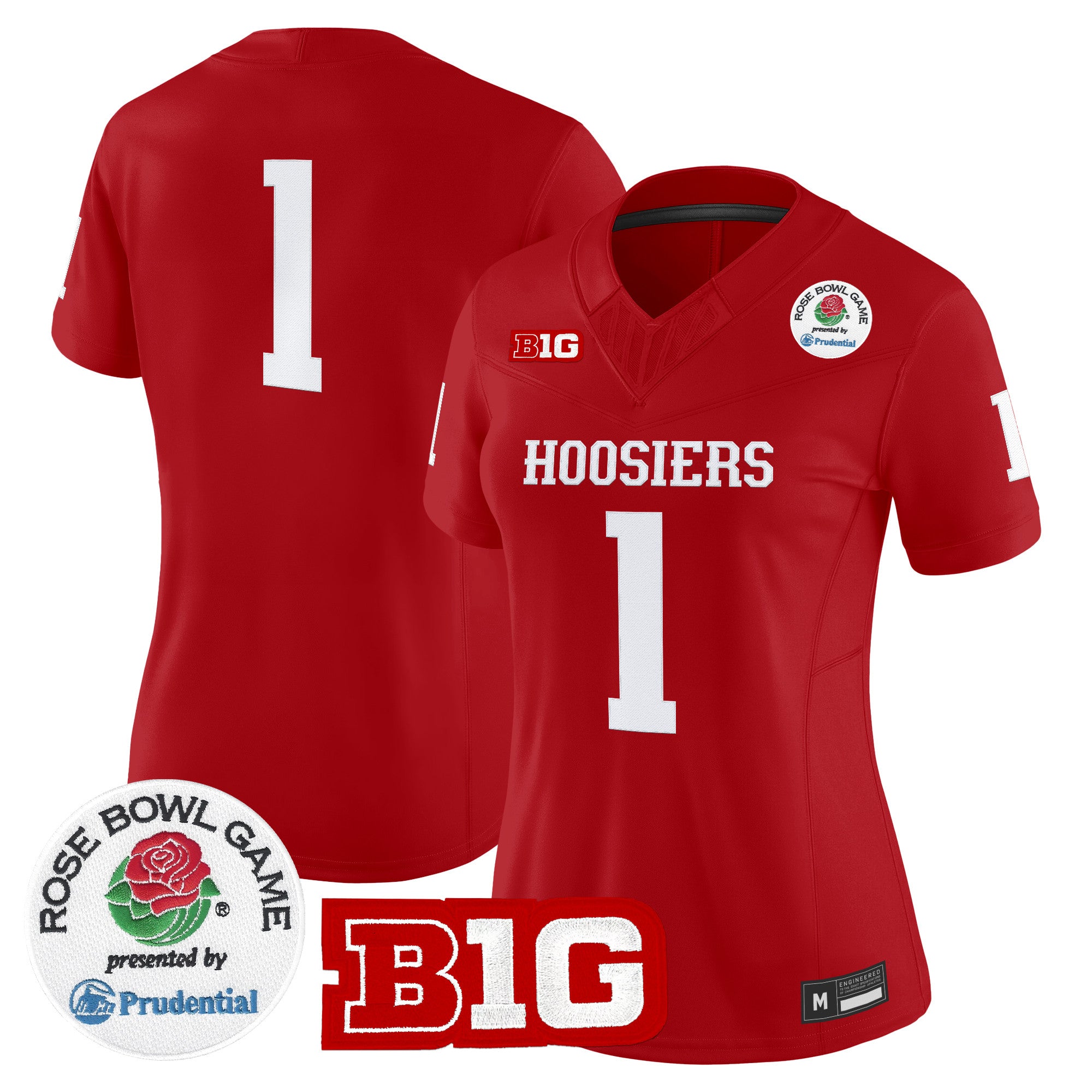 Women's Indiana Hoosiers 2026 Rose Bowl Vapor Limited Jersey - All Stitched