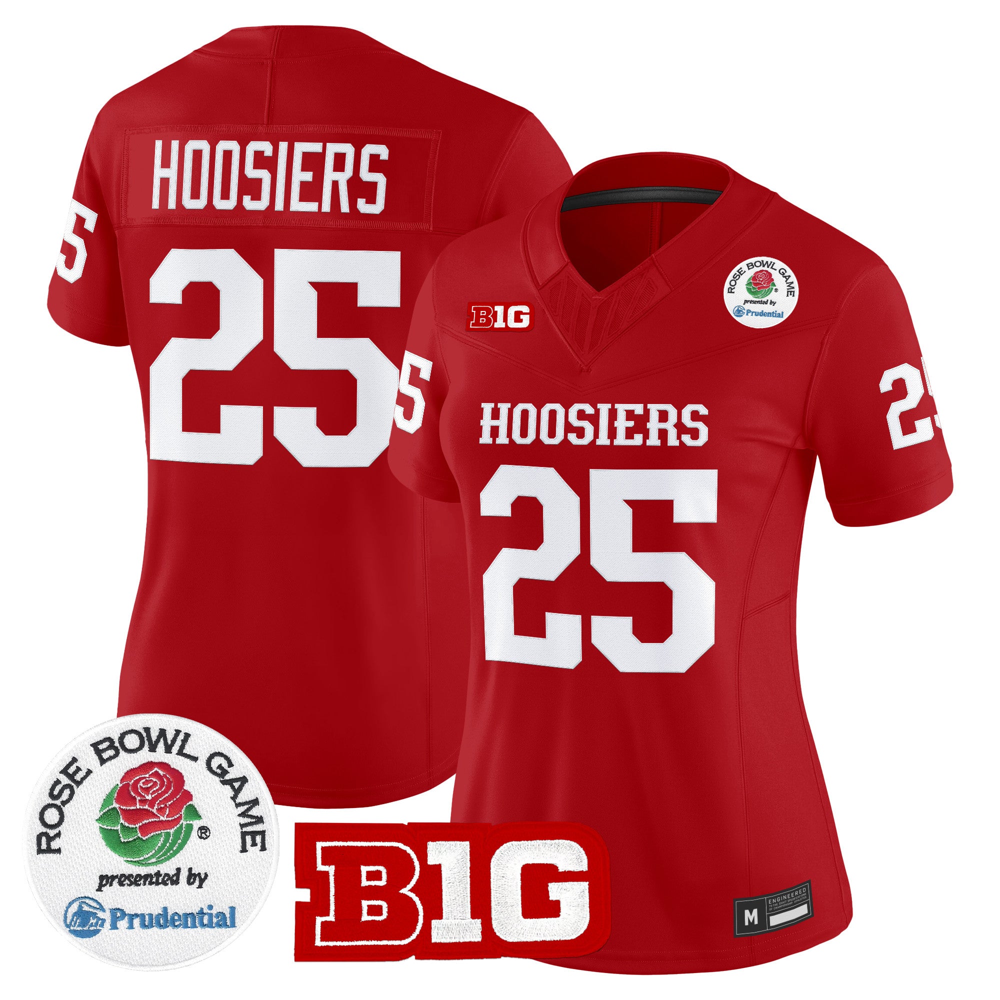 Women's Indiana Hoosiers 2026 Rose Bowl Vapor Limited Jersey - All Stitched