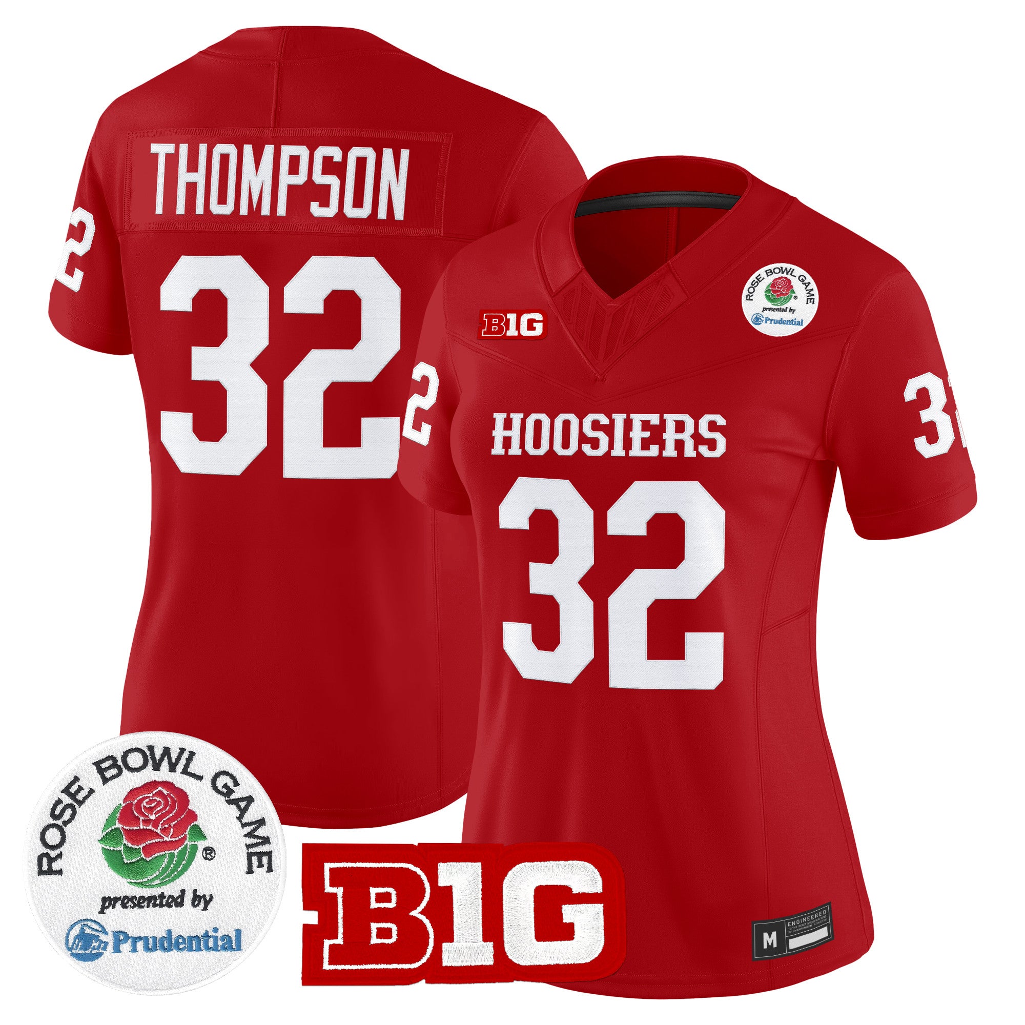 Women's Indiana Hoosiers 2026 Rose Bowl Vapor Limited Jersey - All Stitched