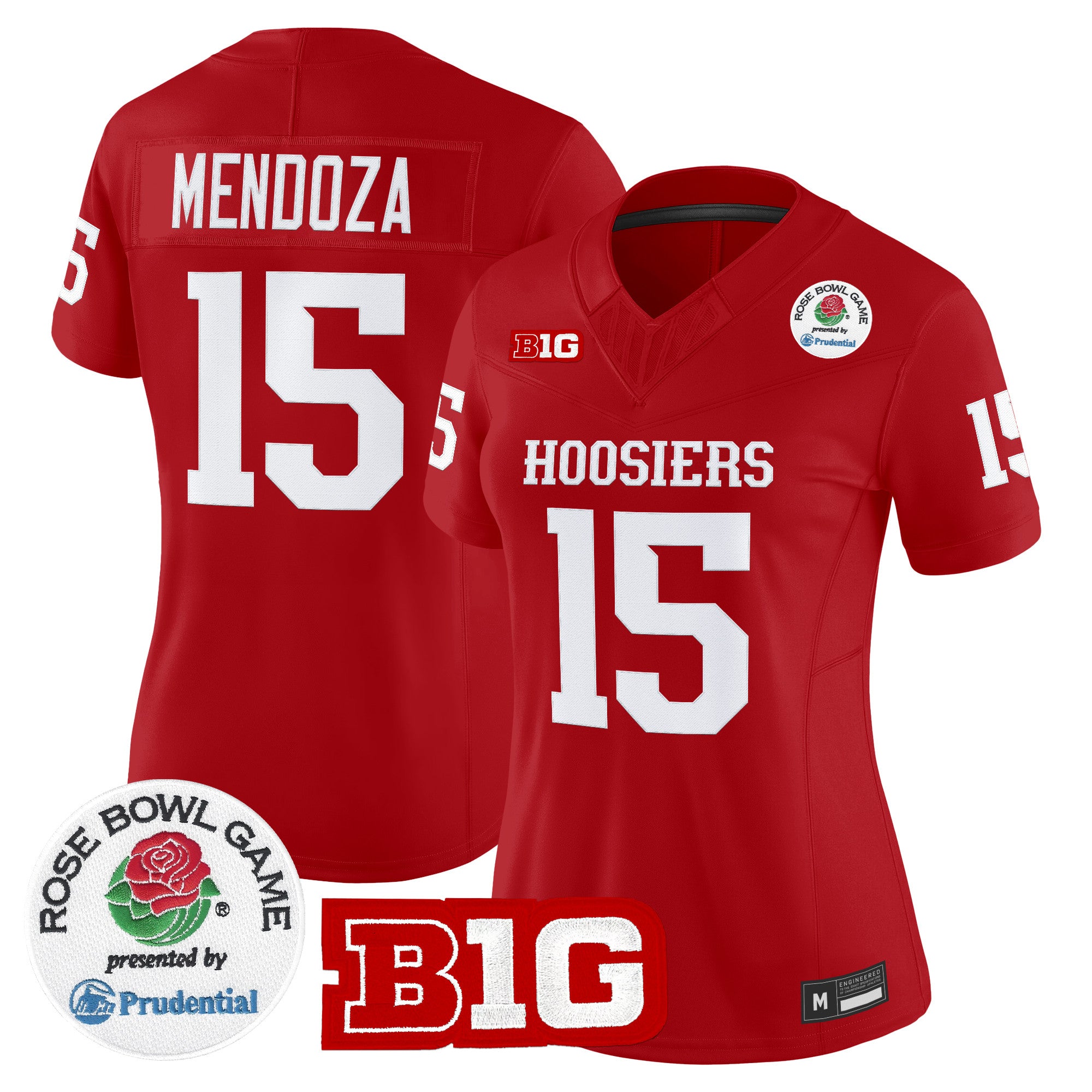 Women's Indiana Hoosiers 2026 Rose Bowl Vapor Limited Jersey - All Stitched