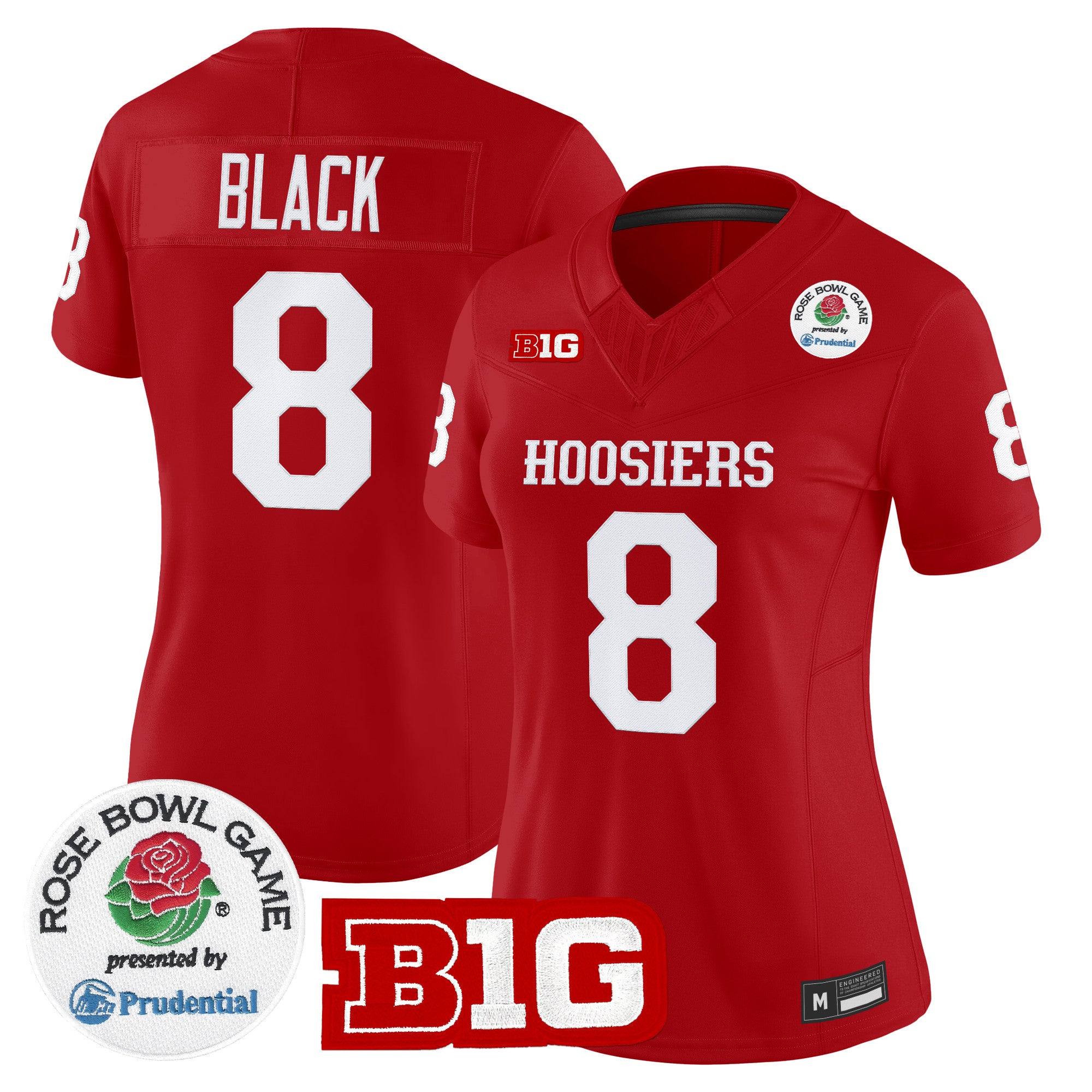 Women's Indiana Hoosiers 2026 Rose Bowl Vapor Limited Jersey - All Stitched