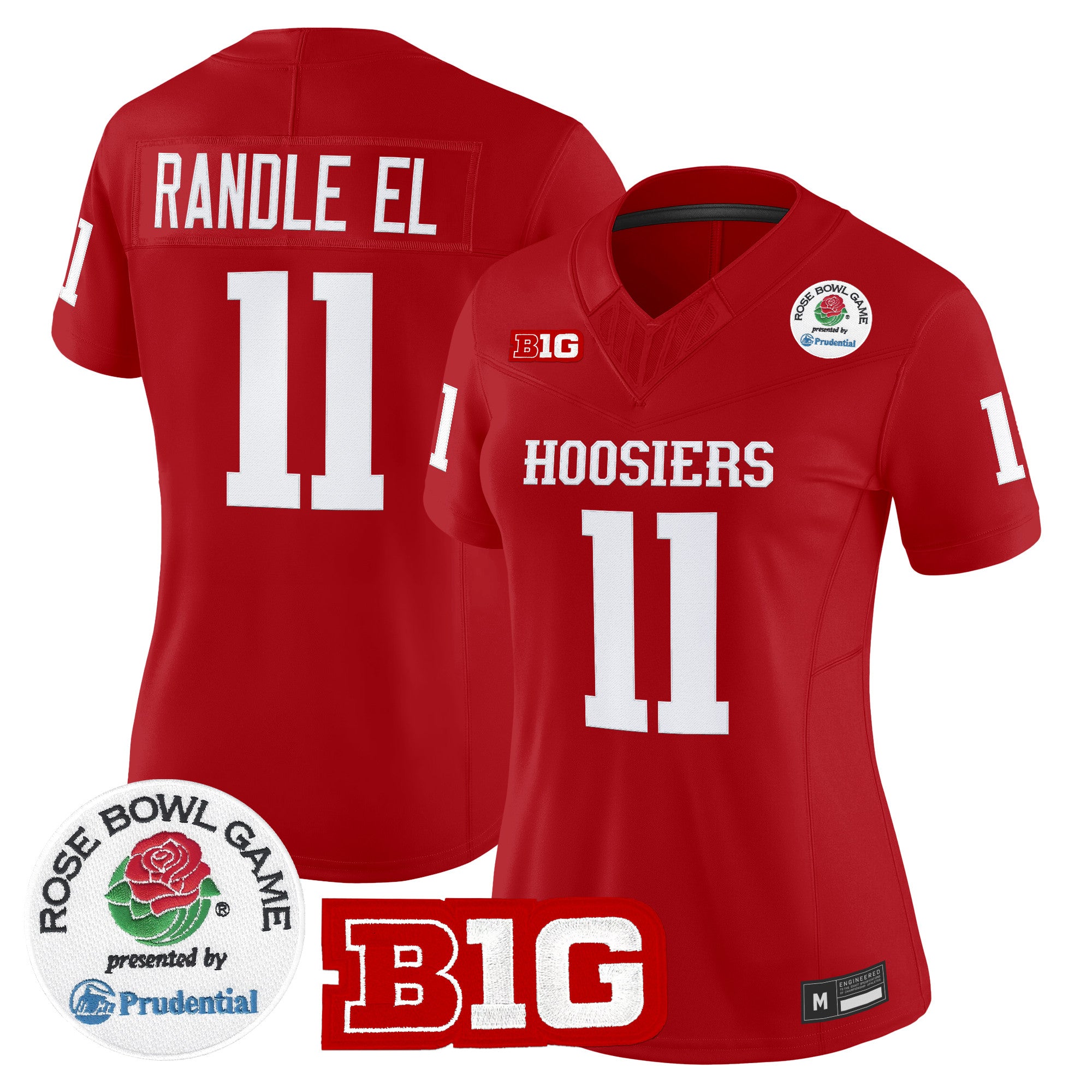 Women's Indiana Hoosiers 2026 Rose Bowl Vapor Limited Jersey - All Stitched