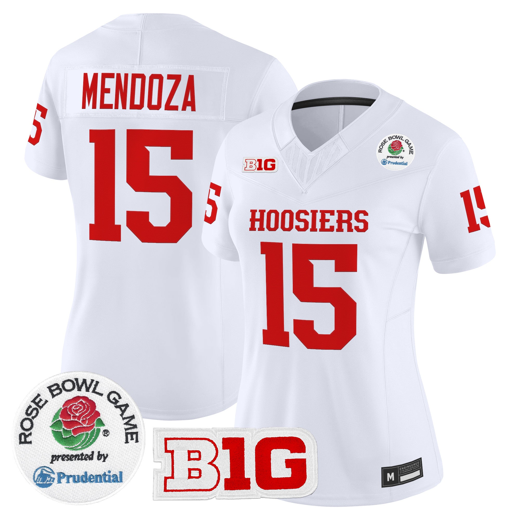 Women's Indiana Hoosiers 2026 Rose Bowl Vapor Limited Jersey - All Stitched