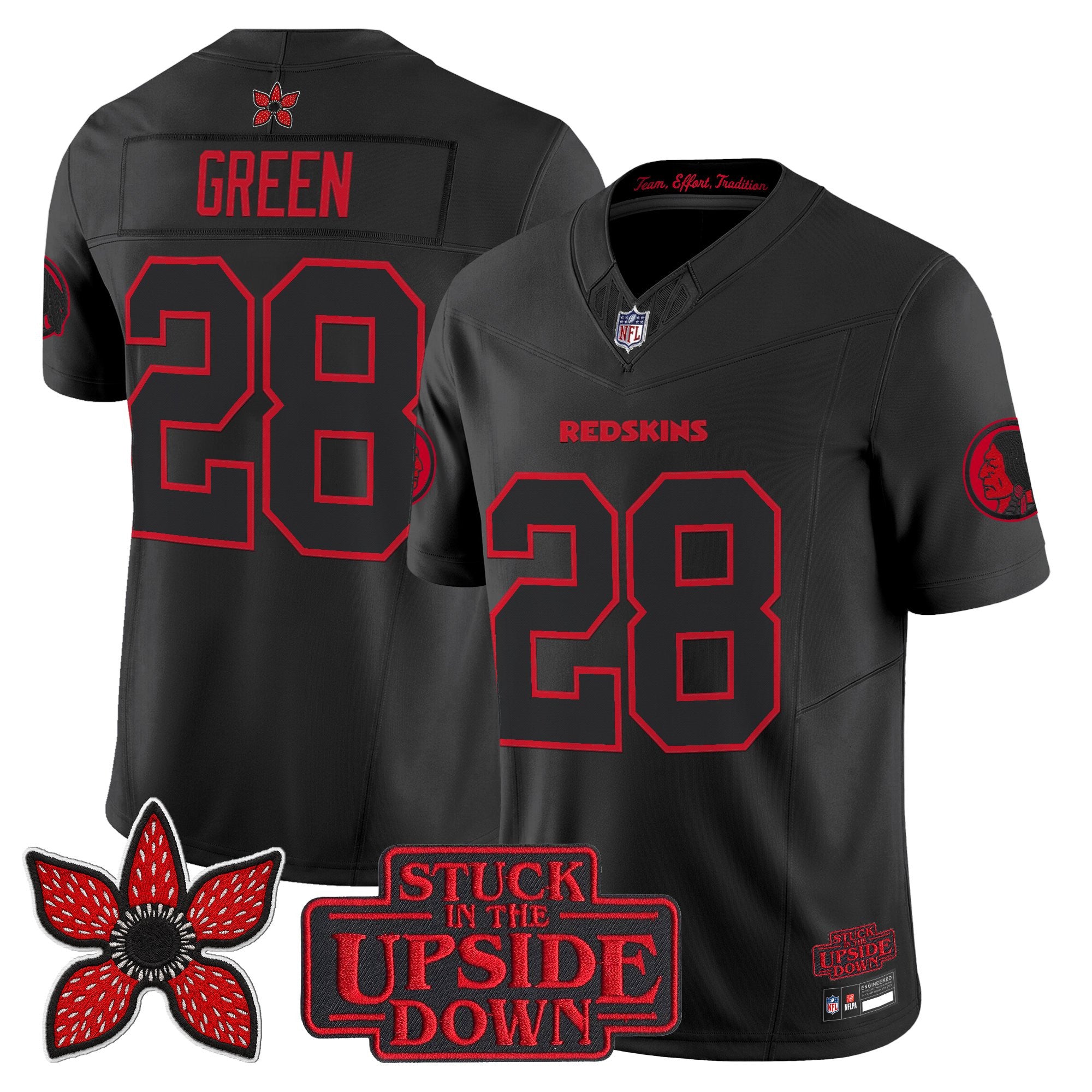 Washington Redskins 'Stranger Things Edition' Vapor Limited Jersey - All Stitched