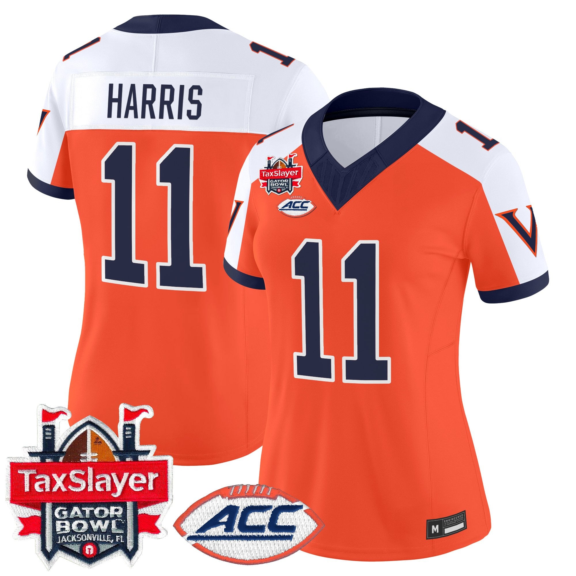 Women's Virginia Cavaliers 1995 Throwbacks Vapor Limited Jersey - Gator Bowl Patch - All Stitched