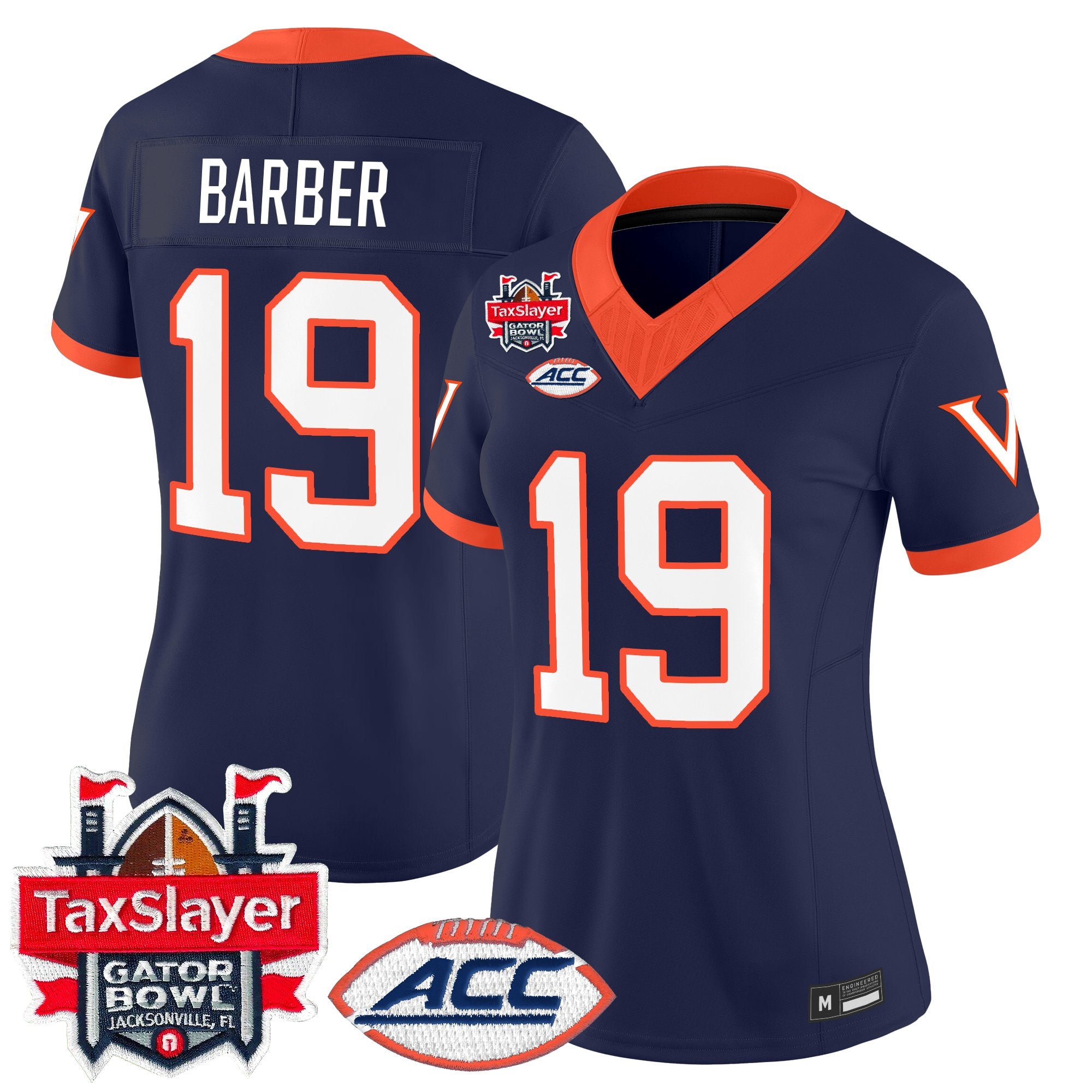 Women's Virginia Cavaliers 1995 Throwbacks Vapor Limited Jersey - Gator Bowl Patch - All Stitched