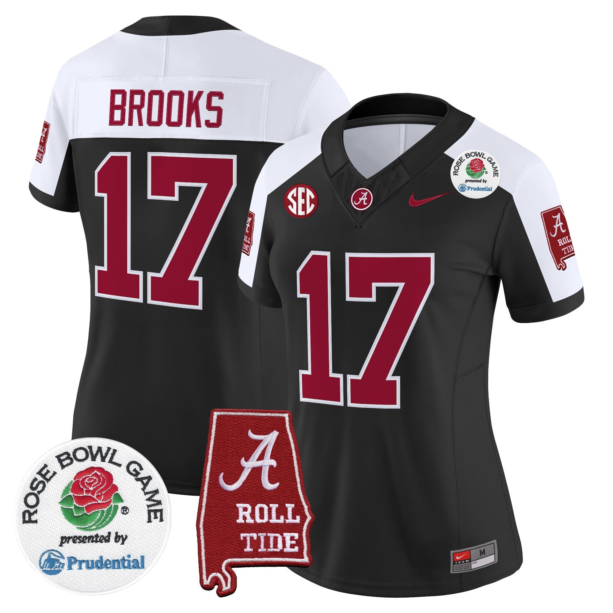 Women's Alabama Crimson Tide 2026 Rose Bowl Vapor Limited Jersey - All Stitched
