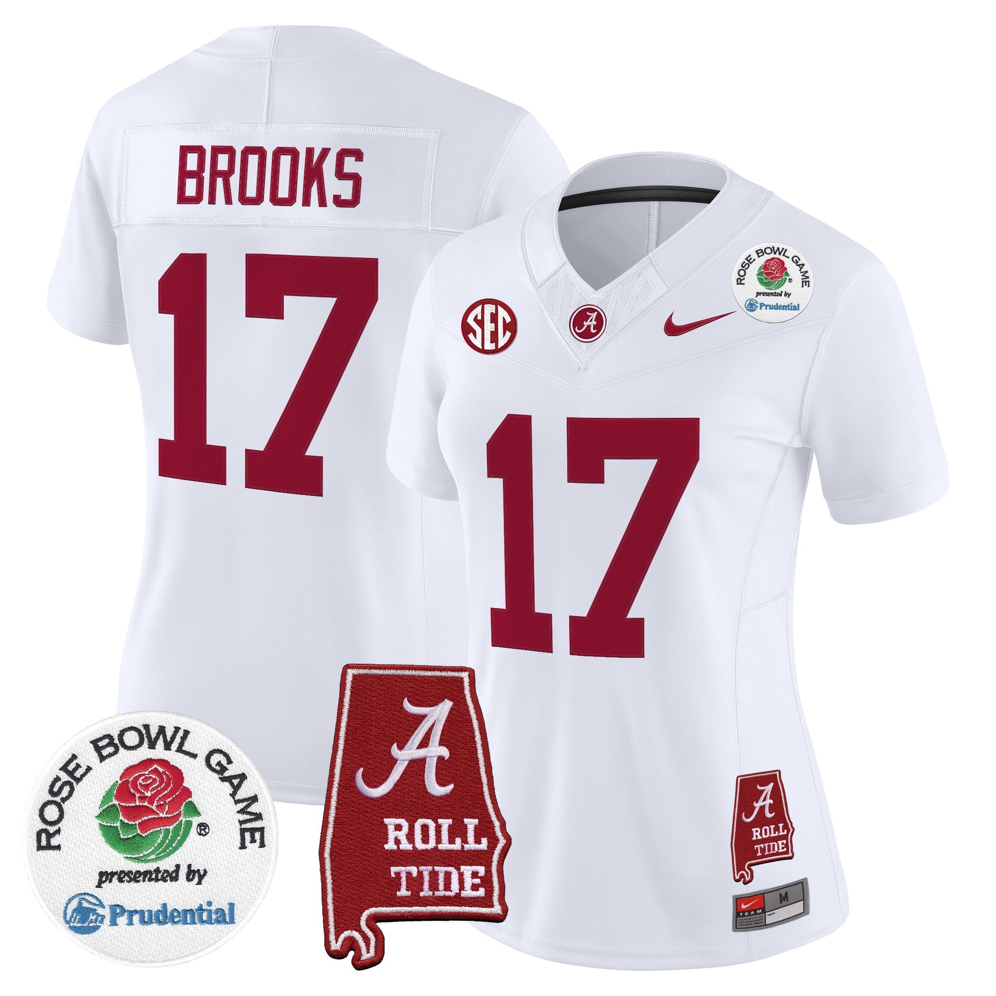 Women's Alabama Crimson Tide 2026 Rose Bowl Vapor Limited Jersey - All Stitched