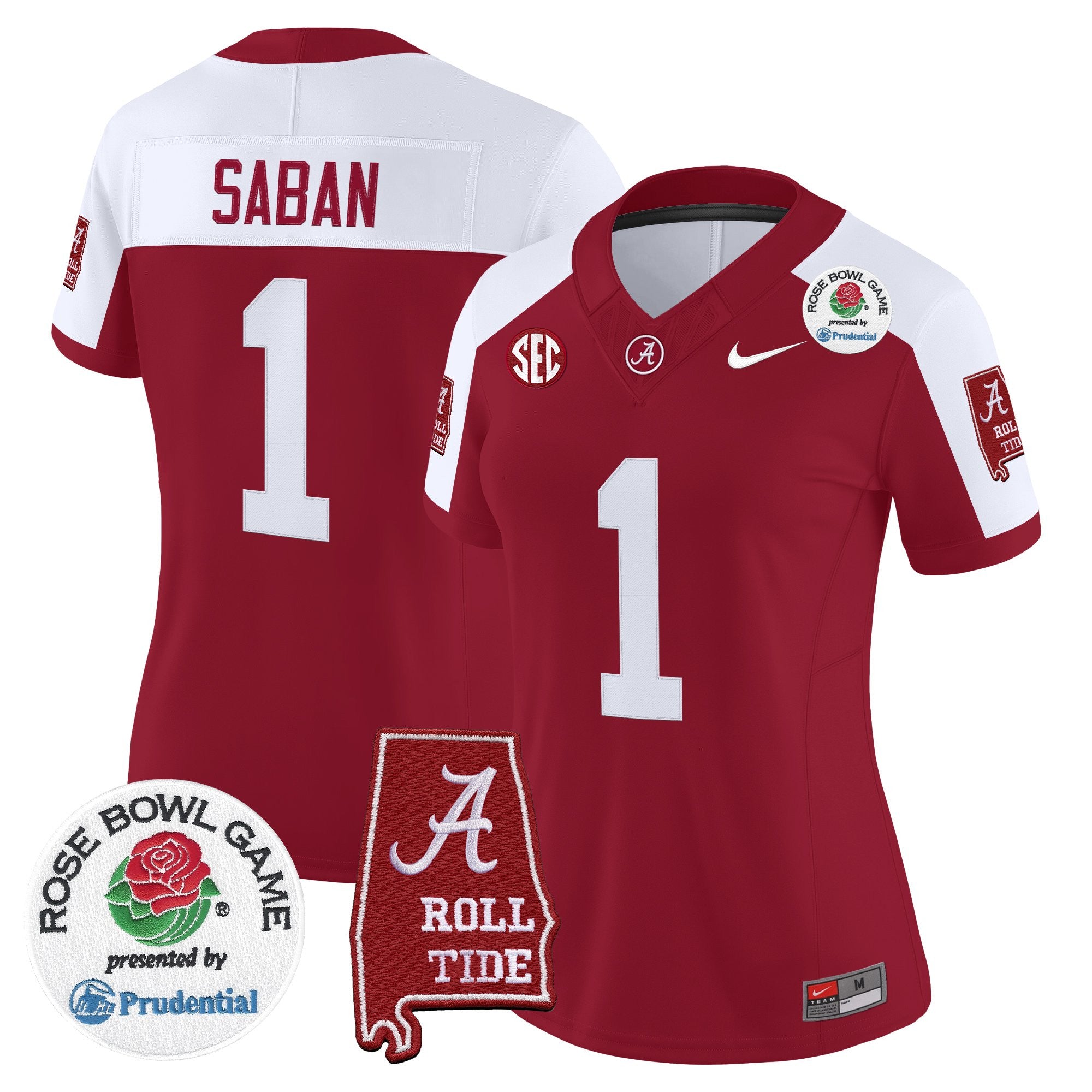 Women's Alabama Crimson Tide 2026 Rose Bowl Vapor Limited Jersey - All Stitched