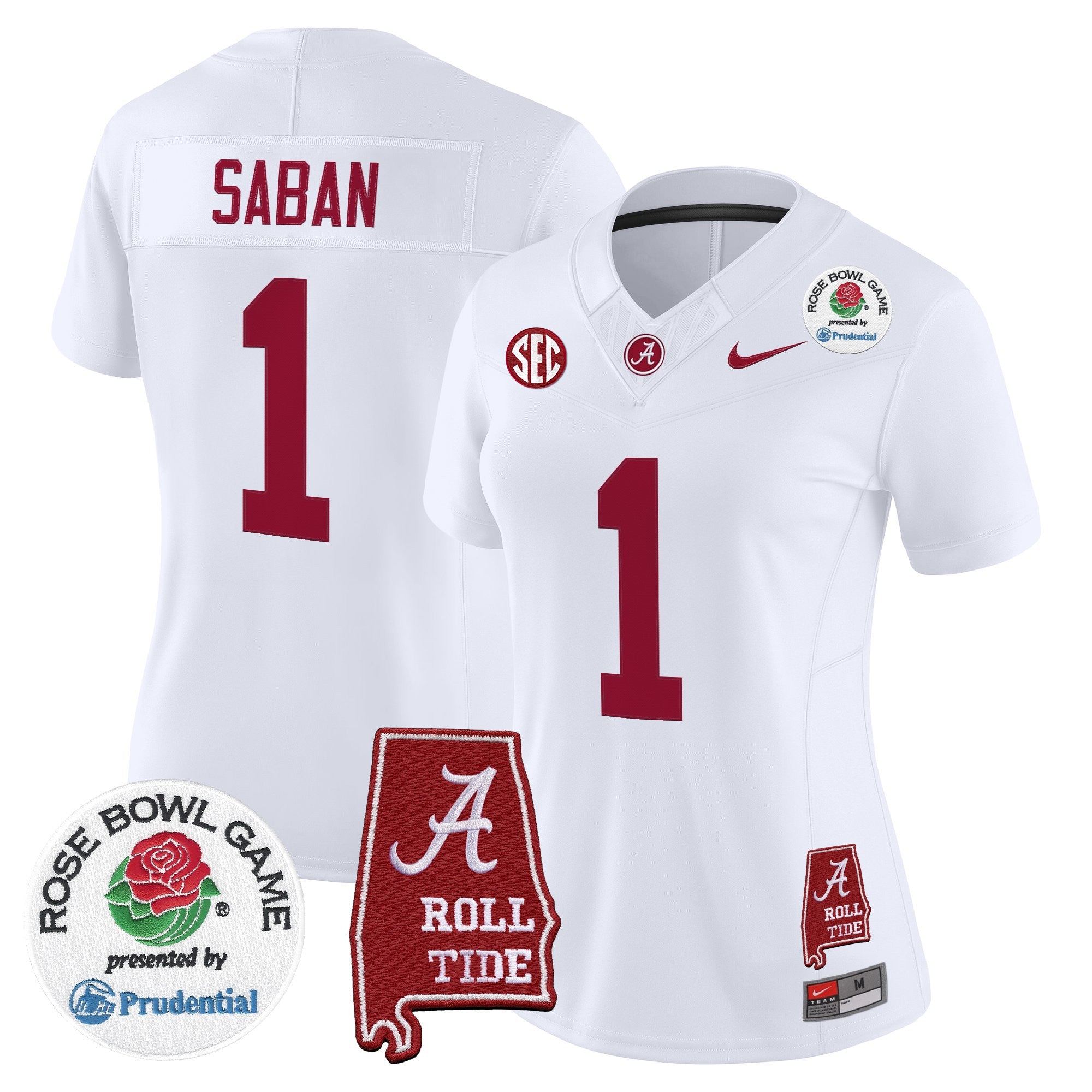 Women's Alabama Crimson Tide 2026 Rose Bowl Vapor Limited Jersey - All Stitched
