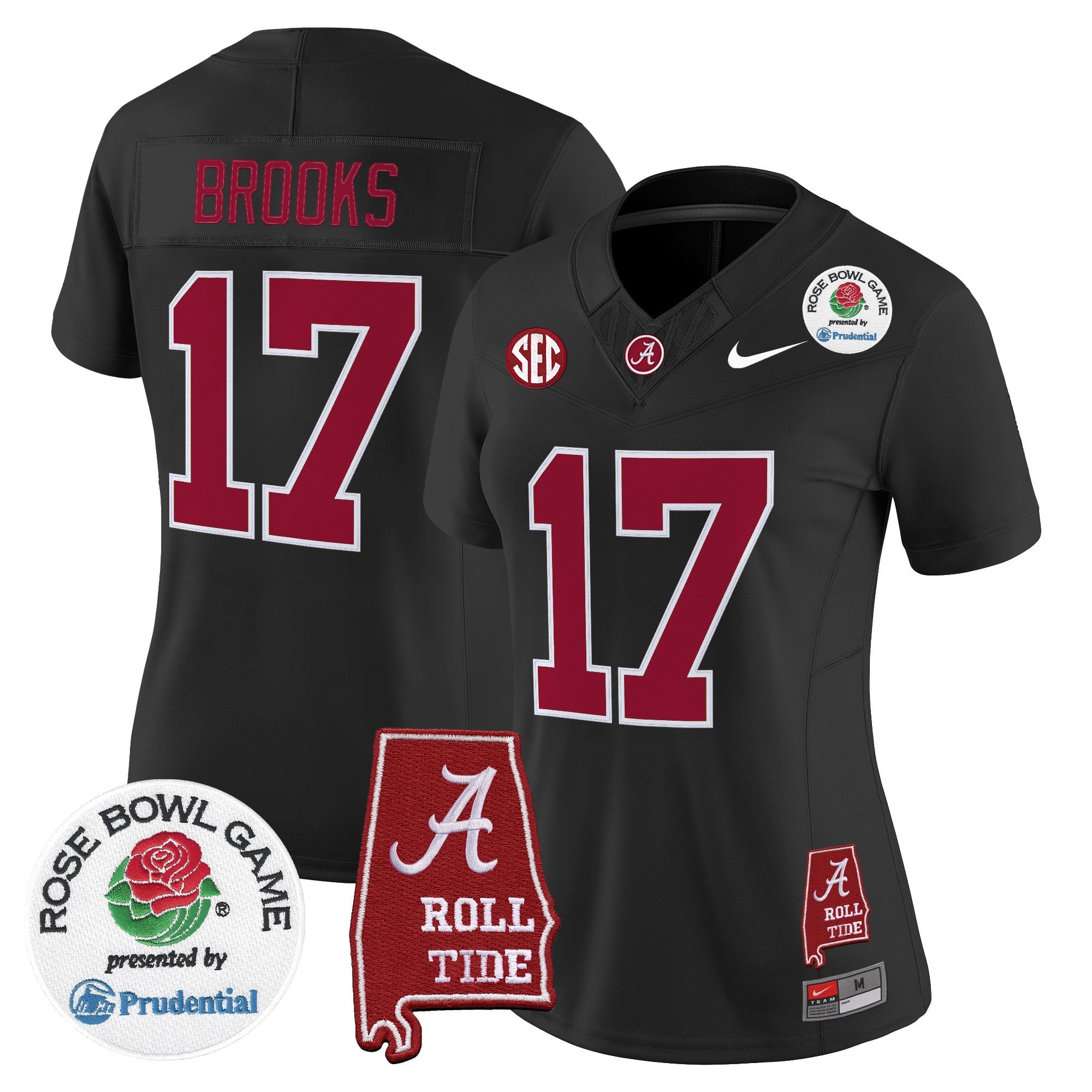Women's Alabama Crimson Tide 2026 Rose Bowl Vapor Limited Jersey - All Stitched