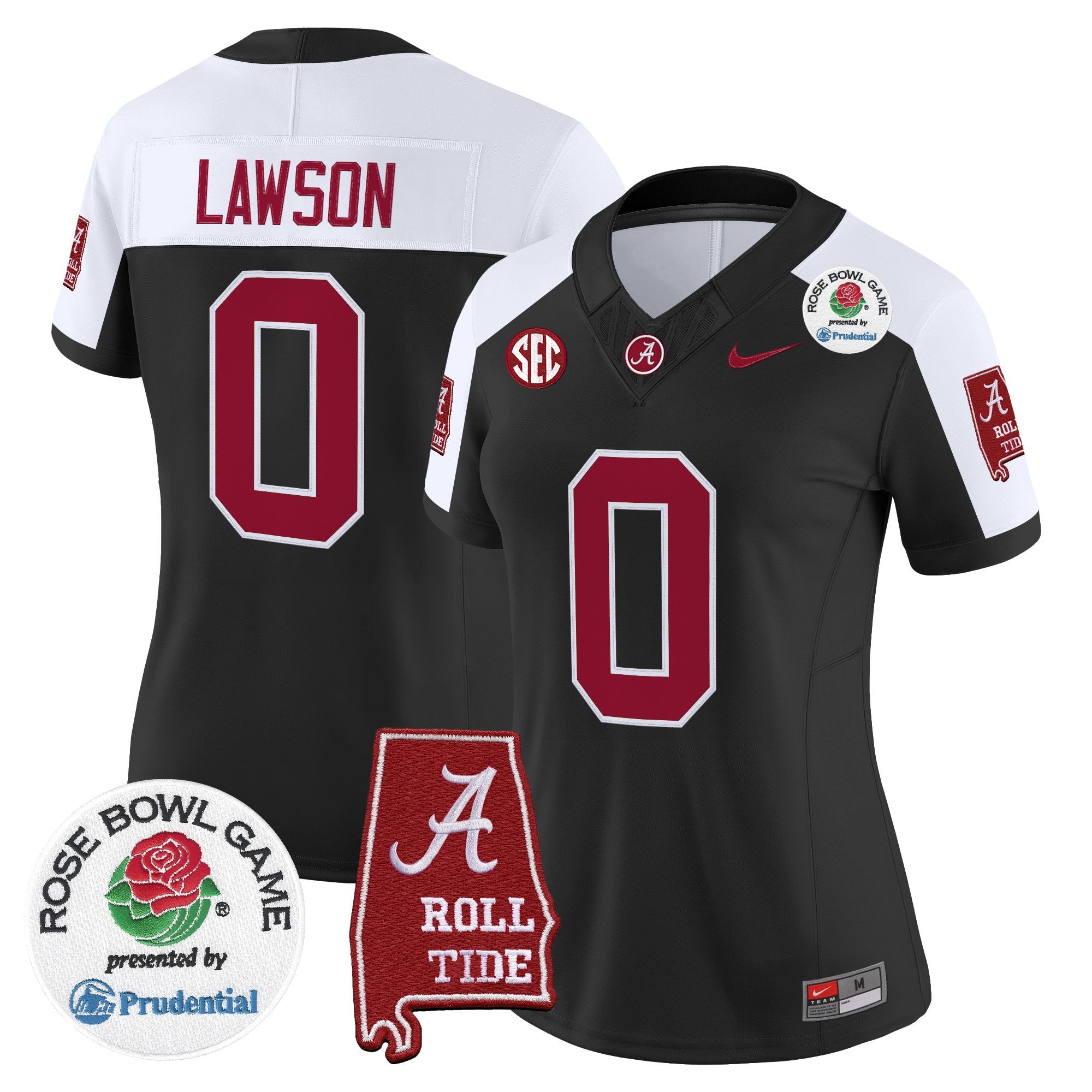 Women's Alabama Crimson Tide 2026 Rose Bowl Vapor Limited Jersey - All Stitched