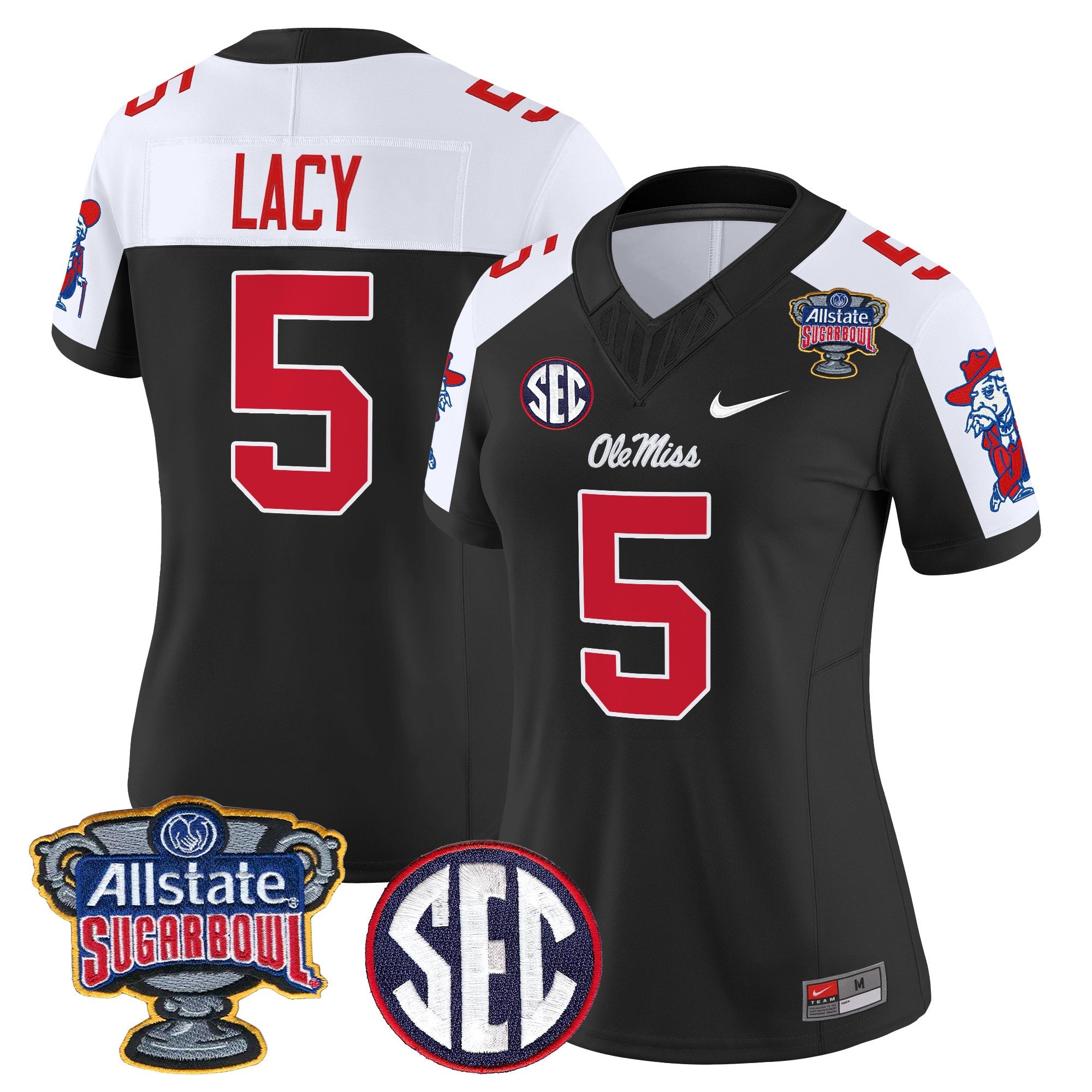 Women's Ole Miss Rebels 2026 Sugar Bowl Vapor Limited Jersey - All Stitched