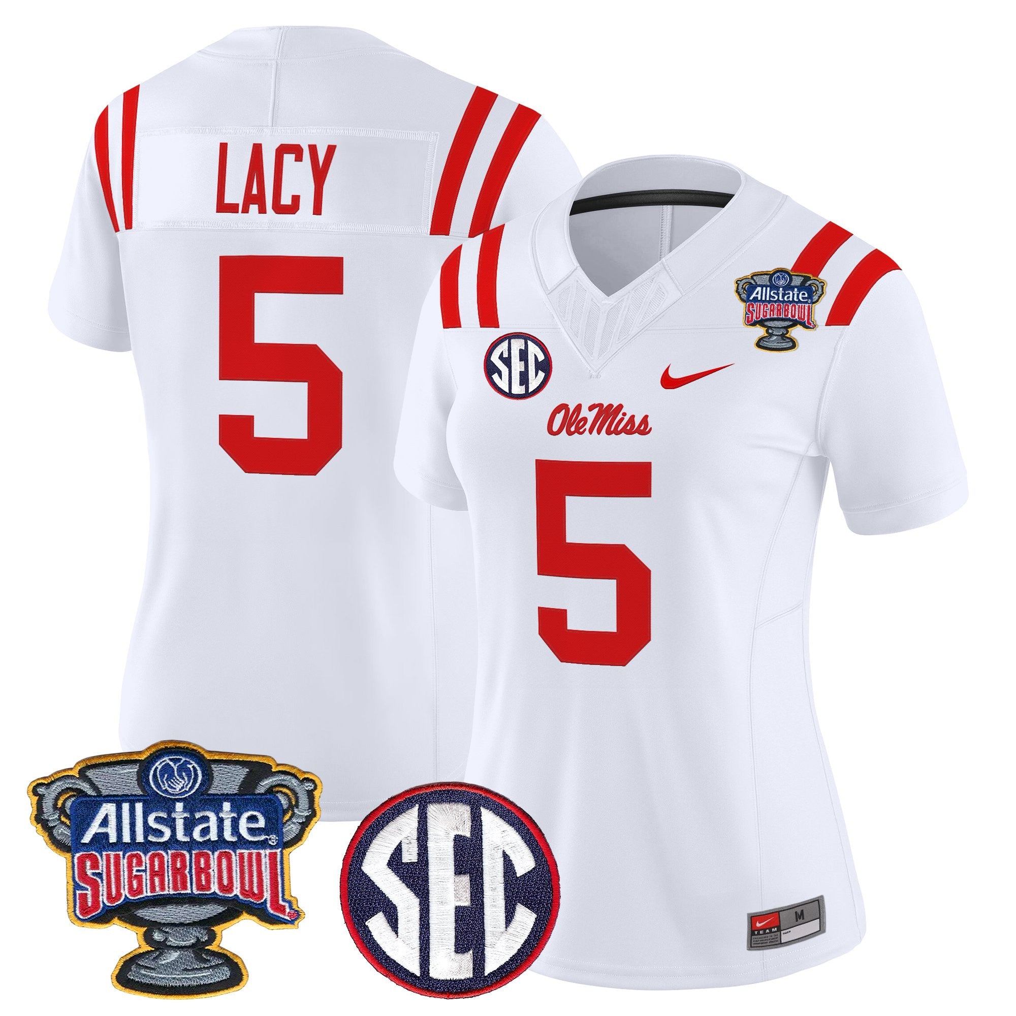 Women's Ole Miss Rebels 2026 Sugar Bowl Vapor Limited Jersey - All Stitched