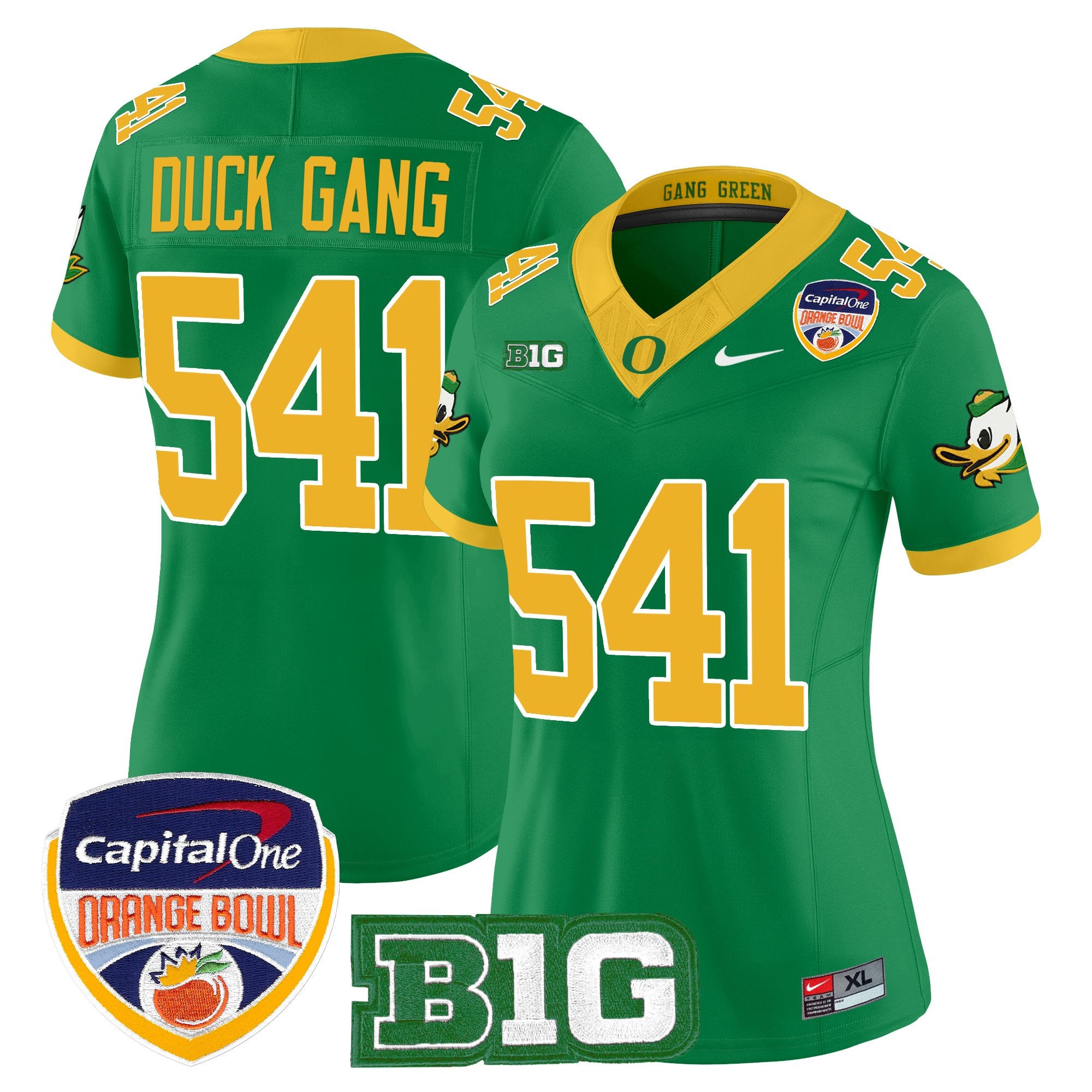 Women's Oregon Ducks 2026 Orange Bowl Vapor Limited Jersey - All Stitched