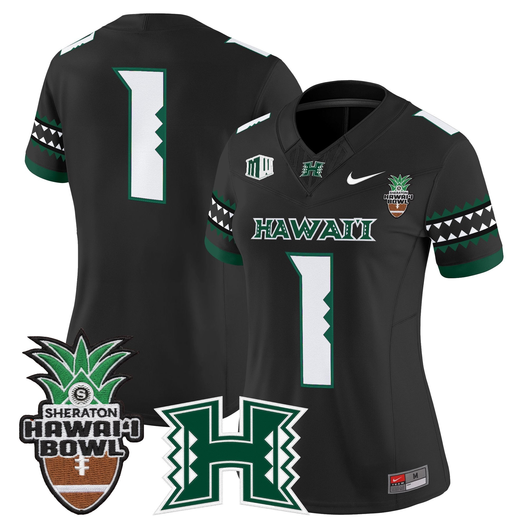 Women's Hawai'i Rainbow Warriors 2025 Hawai'i Bowl Vapor Limited Jersey - All Stitched