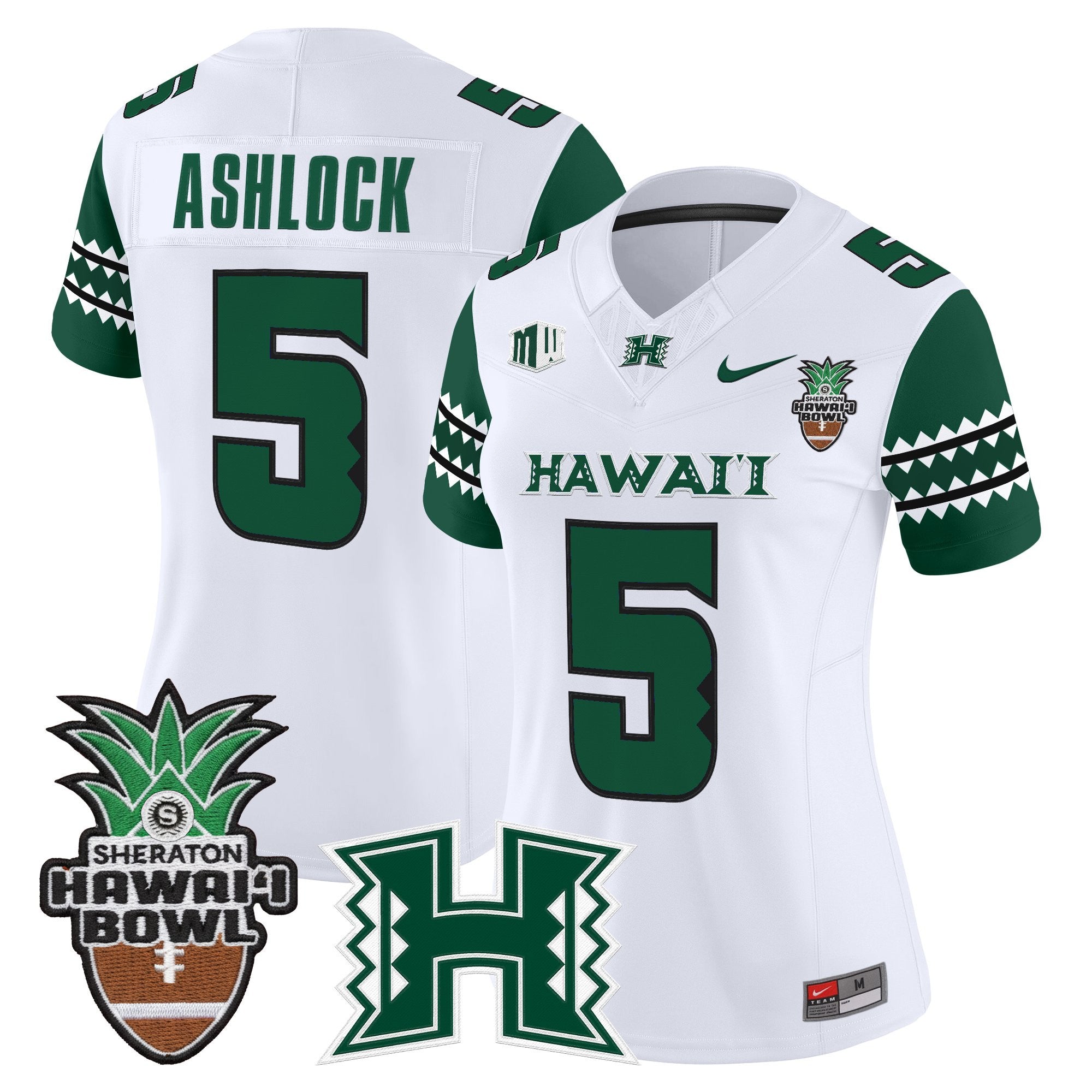Women's Hawai'i Rainbow Warriors 2025 Hawai'i Bowl Vapor Limited Jersey - All Stitched