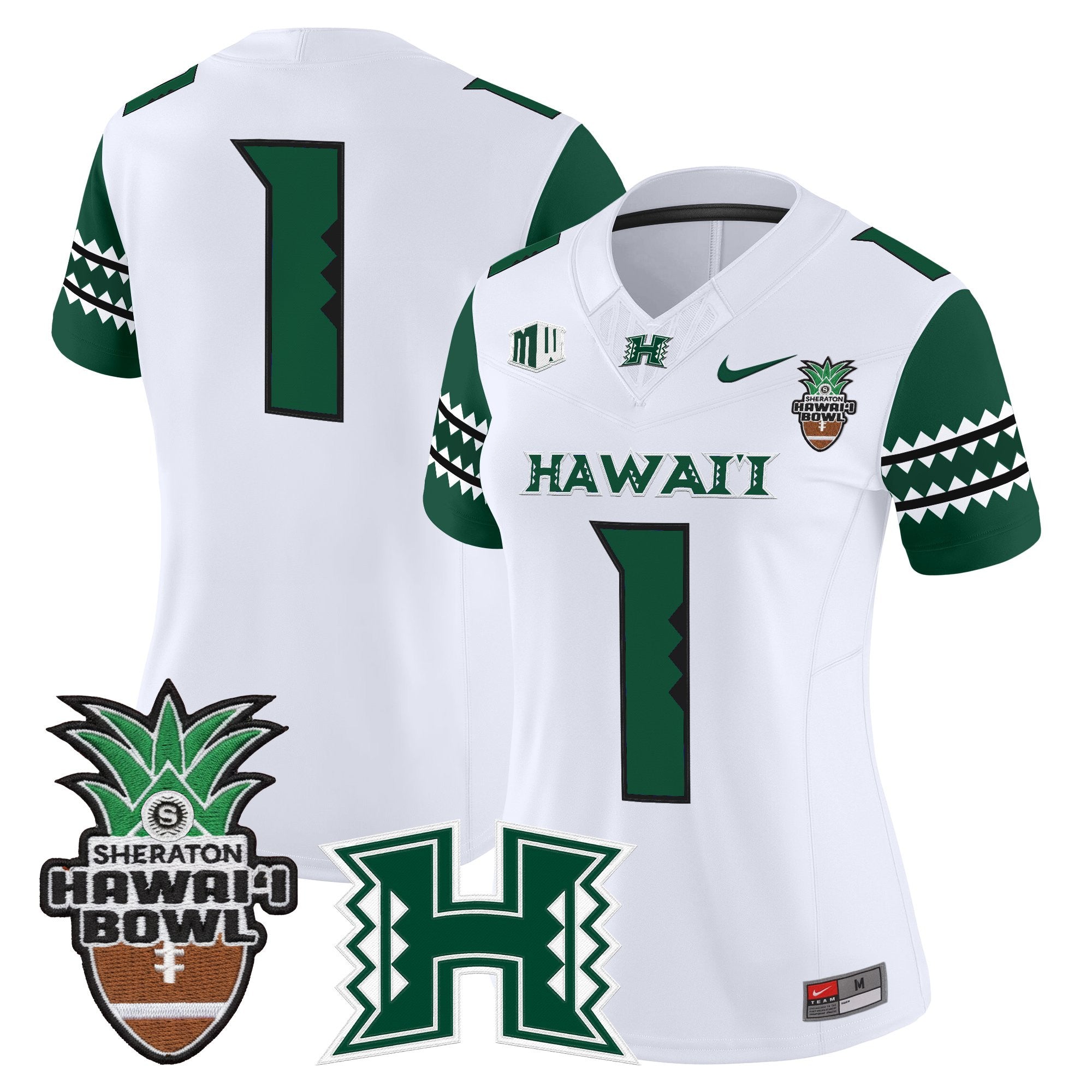 Women's Hawai'i Rainbow Warriors 2025 Hawai'i Bowl Vapor Limited Jersey - All Stitched