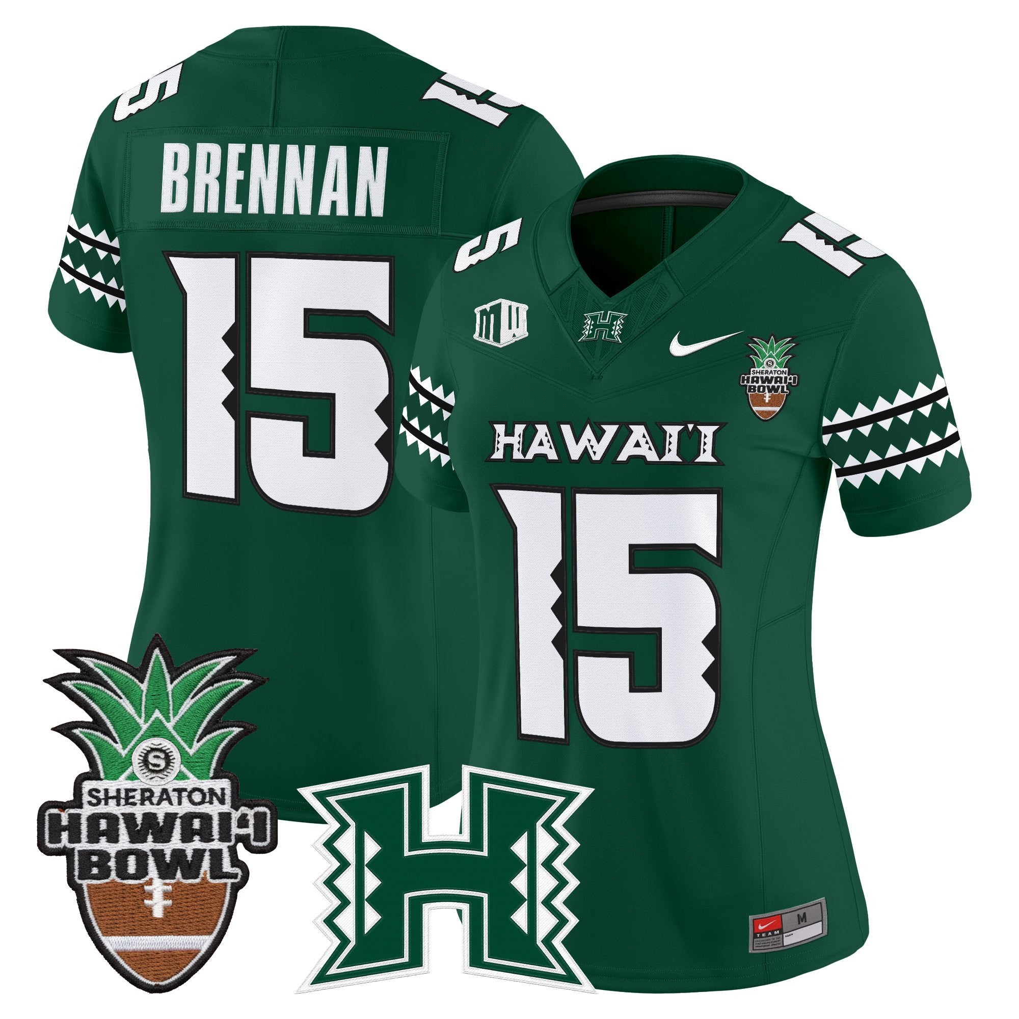 Women's Hawai'i Rainbow Warriors 2025 Hawai'i Bowl Vapor Limited Jersey - All Stitched