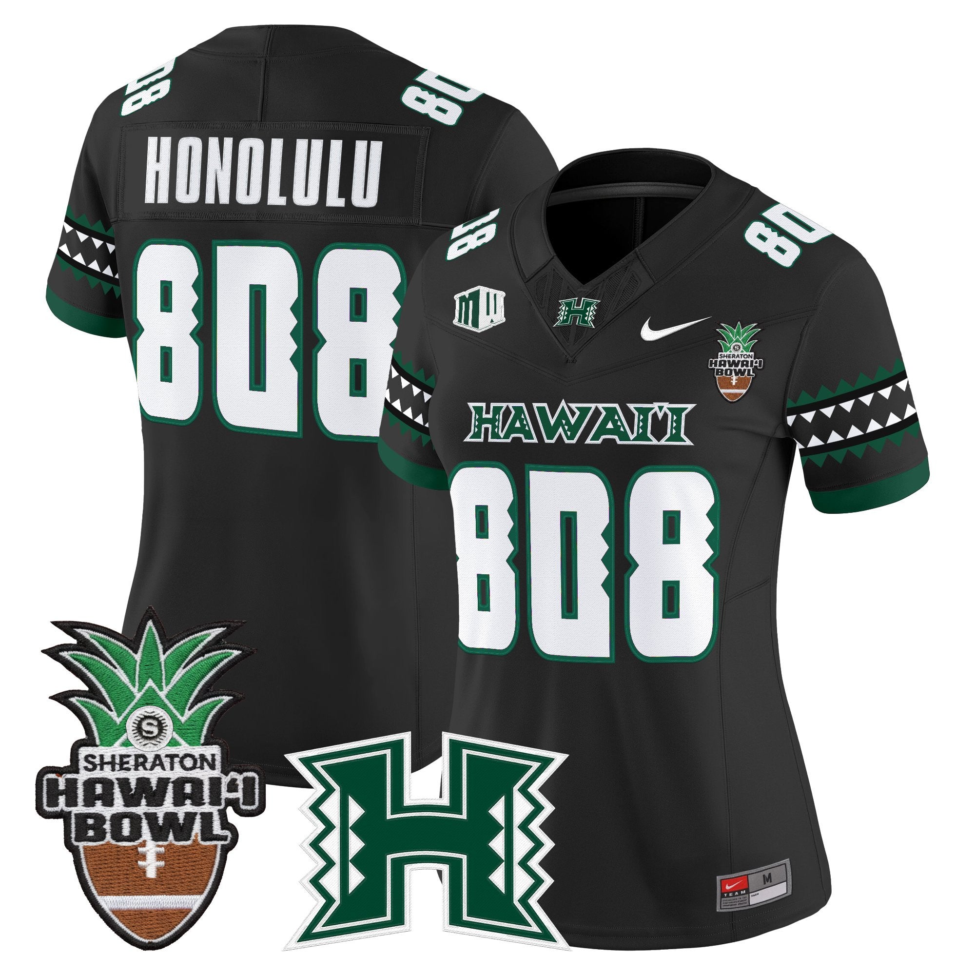 Women's Hawai'i Rainbow Warriors 2025 Hawai'i Bowl Vapor Limited Jersey - All Stitched