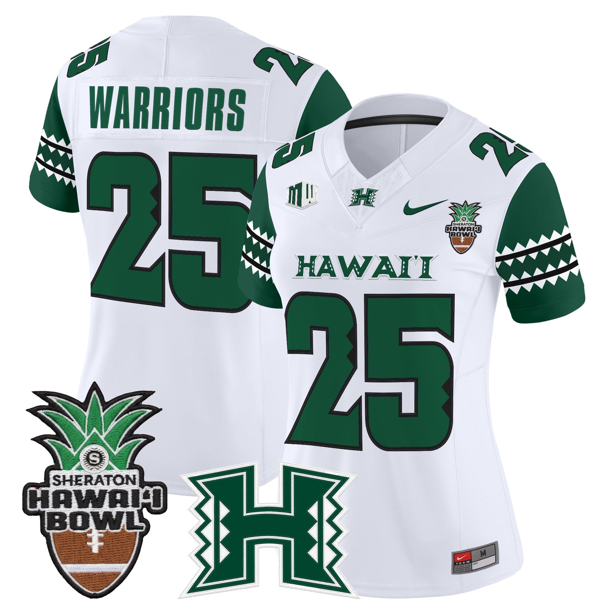 Women's Hawai'i Rainbow Warriors 2025 Hawai'i Bowl Vapor Limited Jersey - All Stitched