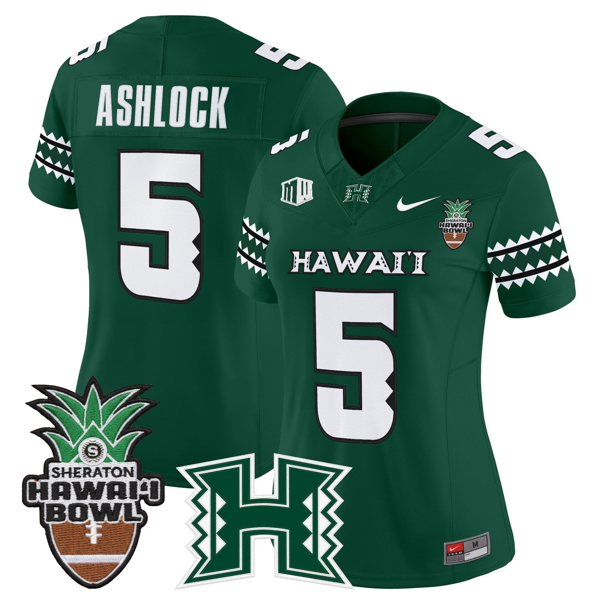 Women's Hawai'i Rainbow Warriors 2025 Hawai'i Bowl Vapor Limited Jersey - All Stitched