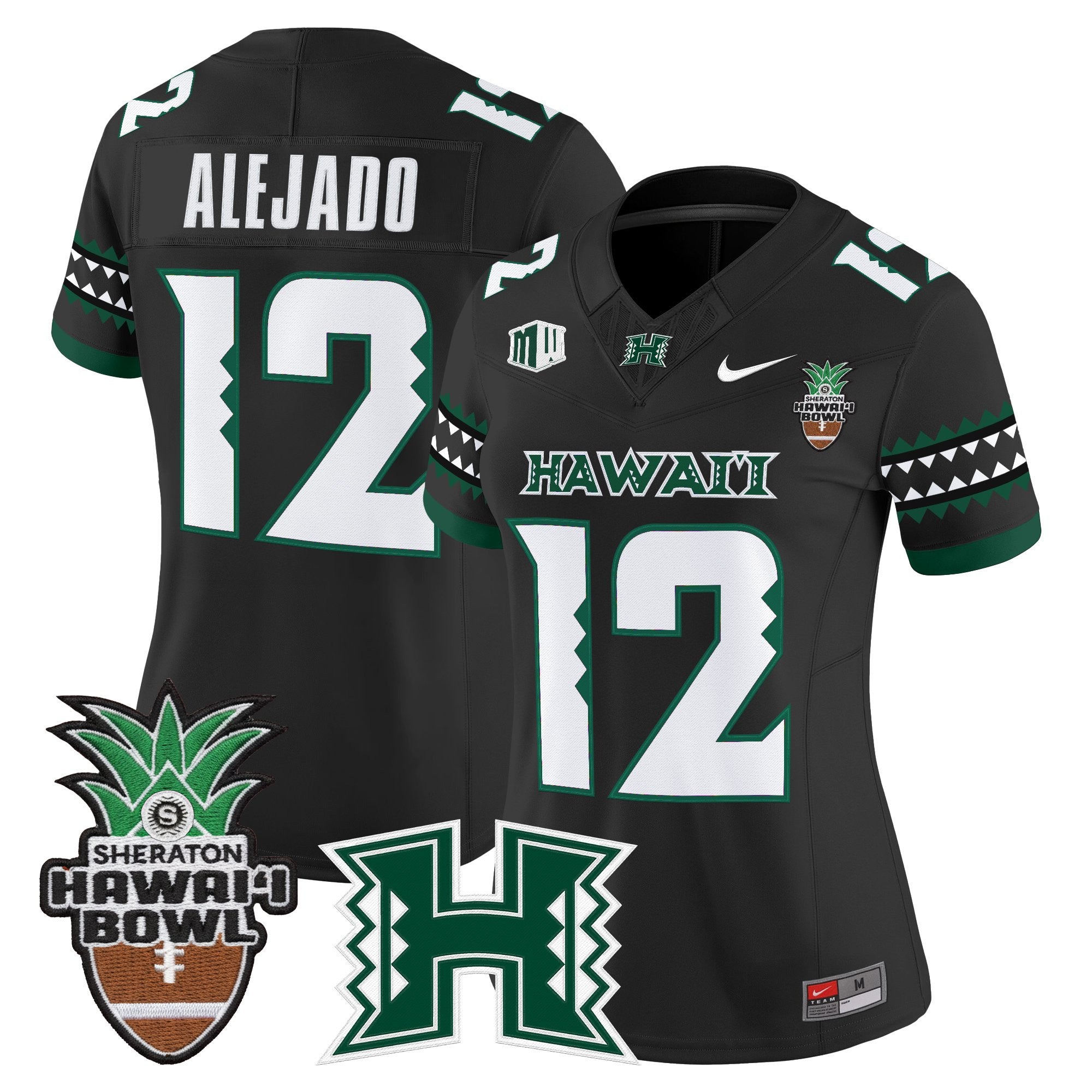 Women's Hawai'i Rainbow Warriors 2025 Hawai'i Bowl Vapor Limited Jersey - All Stitched