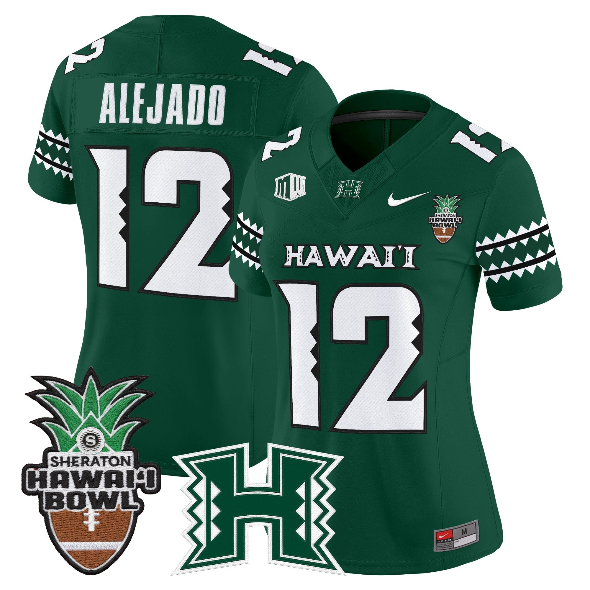 Women's Hawai'i Rainbow Warriors 2025 Hawai'i Bowl Vapor Limited Jersey - All Stitched