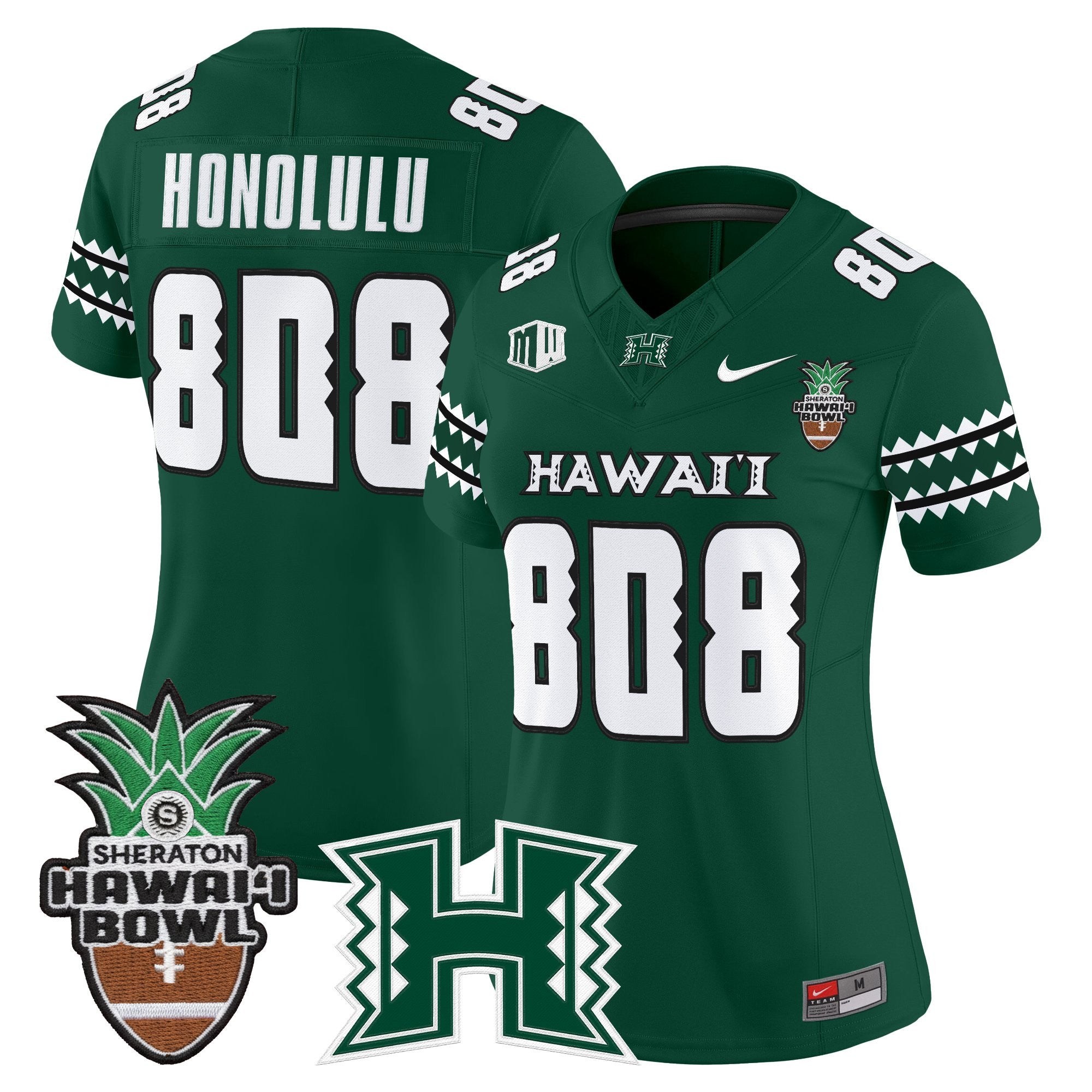 Women's Hawai'i Rainbow Warriors 2025 Hawai'i Bowl Vapor Limited Jersey - All Stitched