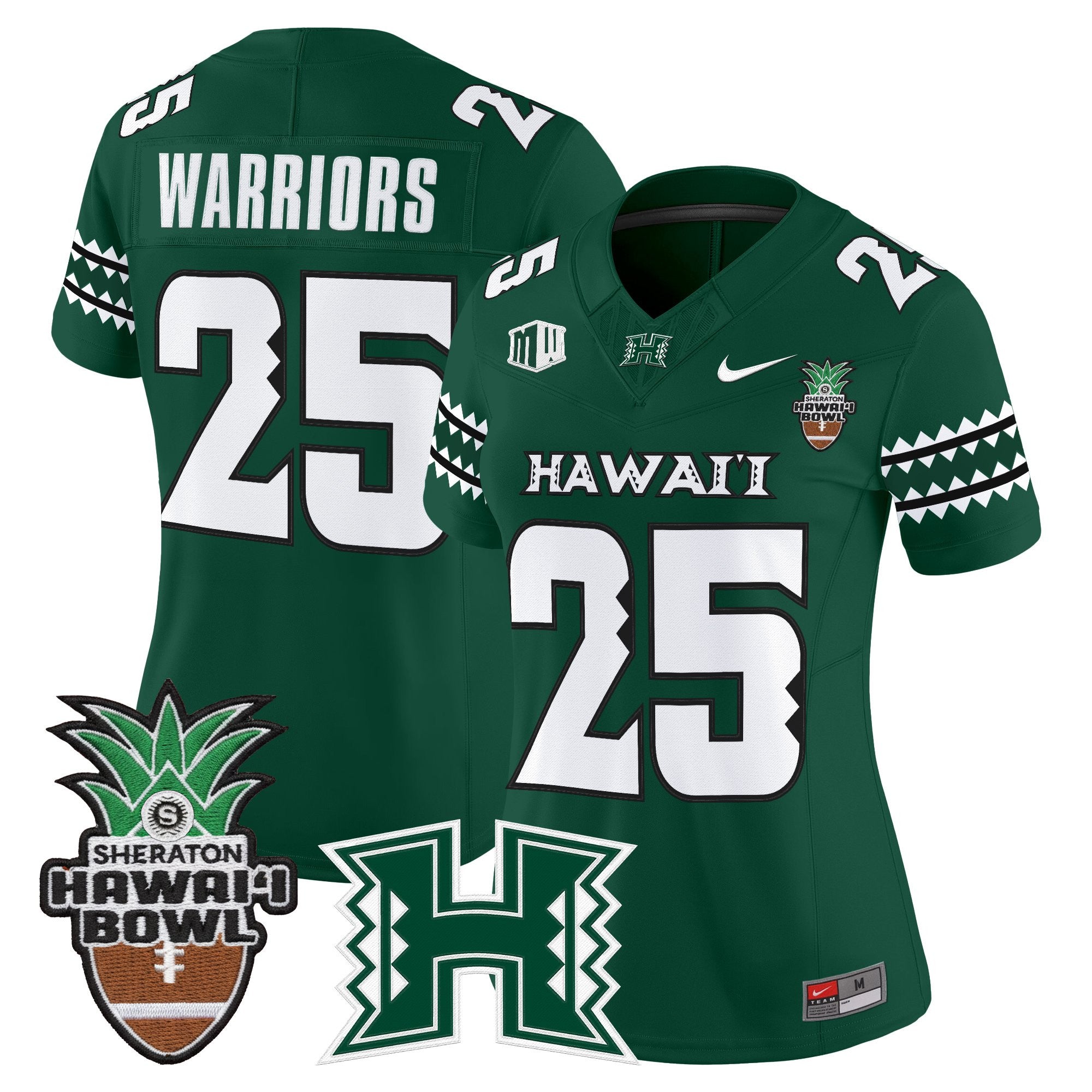 Women's Hawai'i Rainbow Warriors 2025 Hawai'i Bowl Vapor Limited Jersey - All Stitched