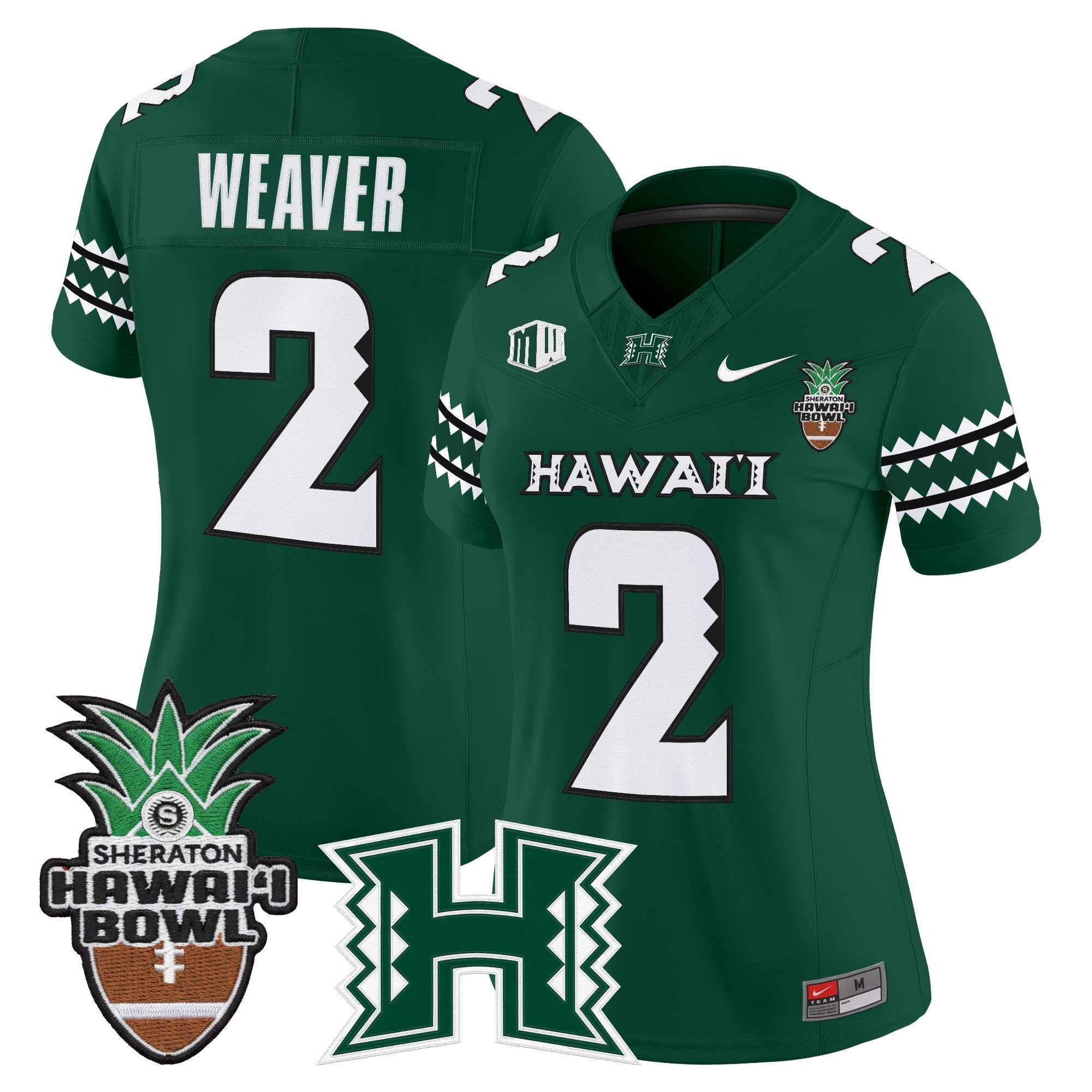 Women's Hawai'i Rainbow Warriors 2025 Hawai'i Bowl Vapor Limited Jersey - All Stitched