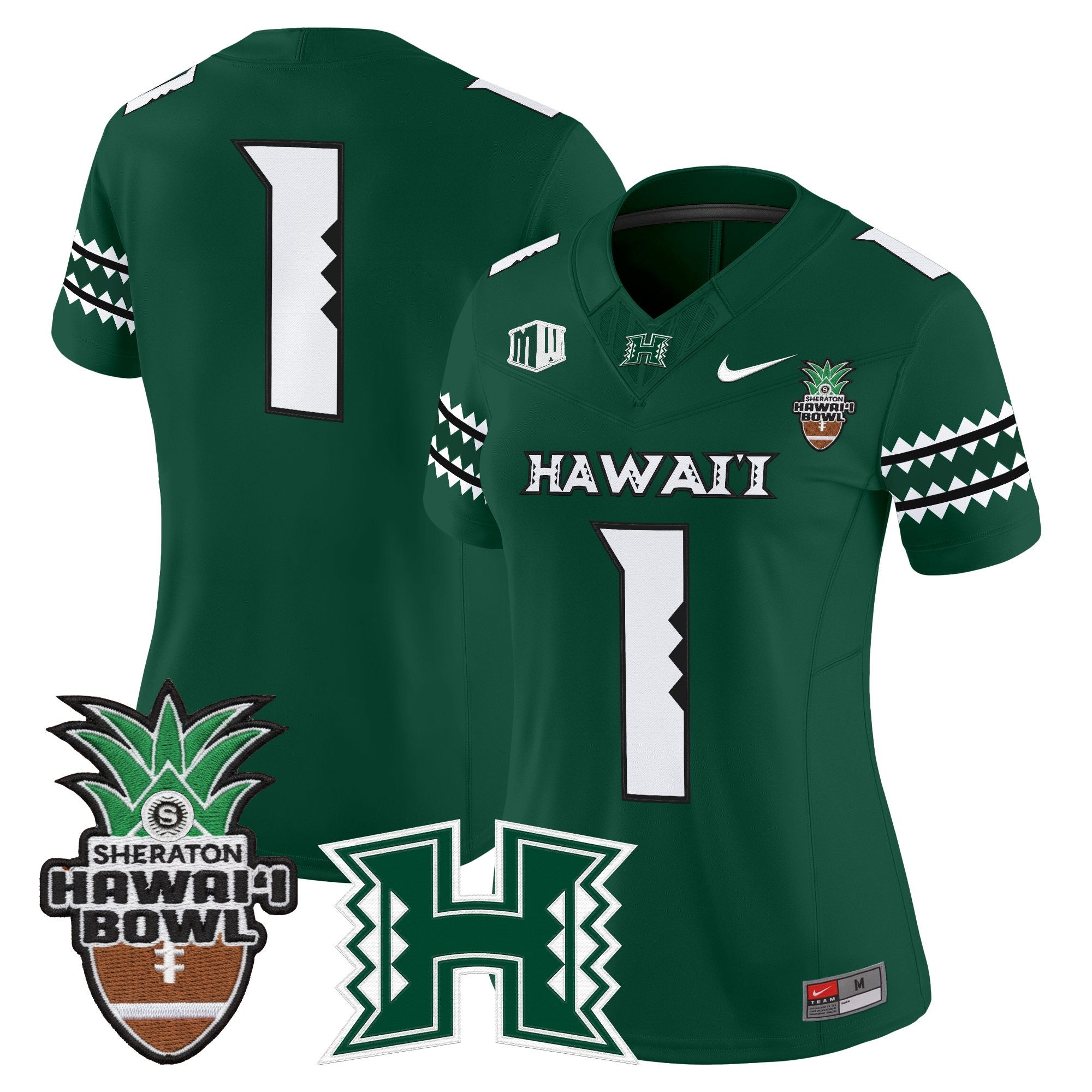 Women's Hawai'i Rainbow Warriors 2025 Hawai'i Bowl Vapor Limited Jersey - All Stitched