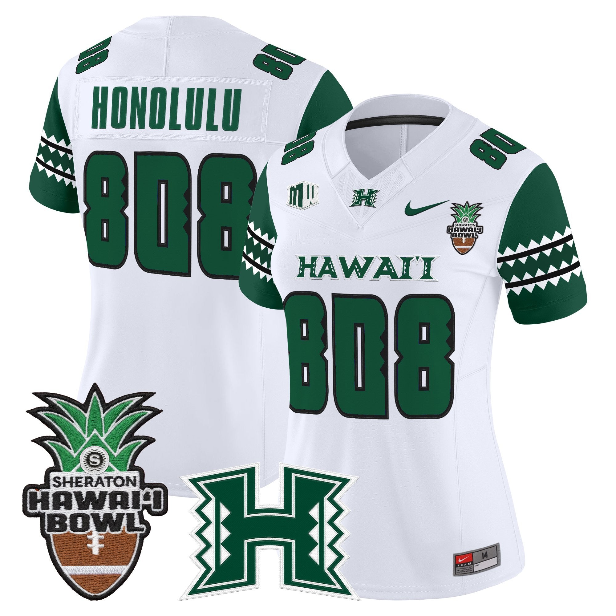 Women's Hawai'i Rainbow Warriors 2025 Hawai'i Bowl Vapor Limited Jersey - All Stitched