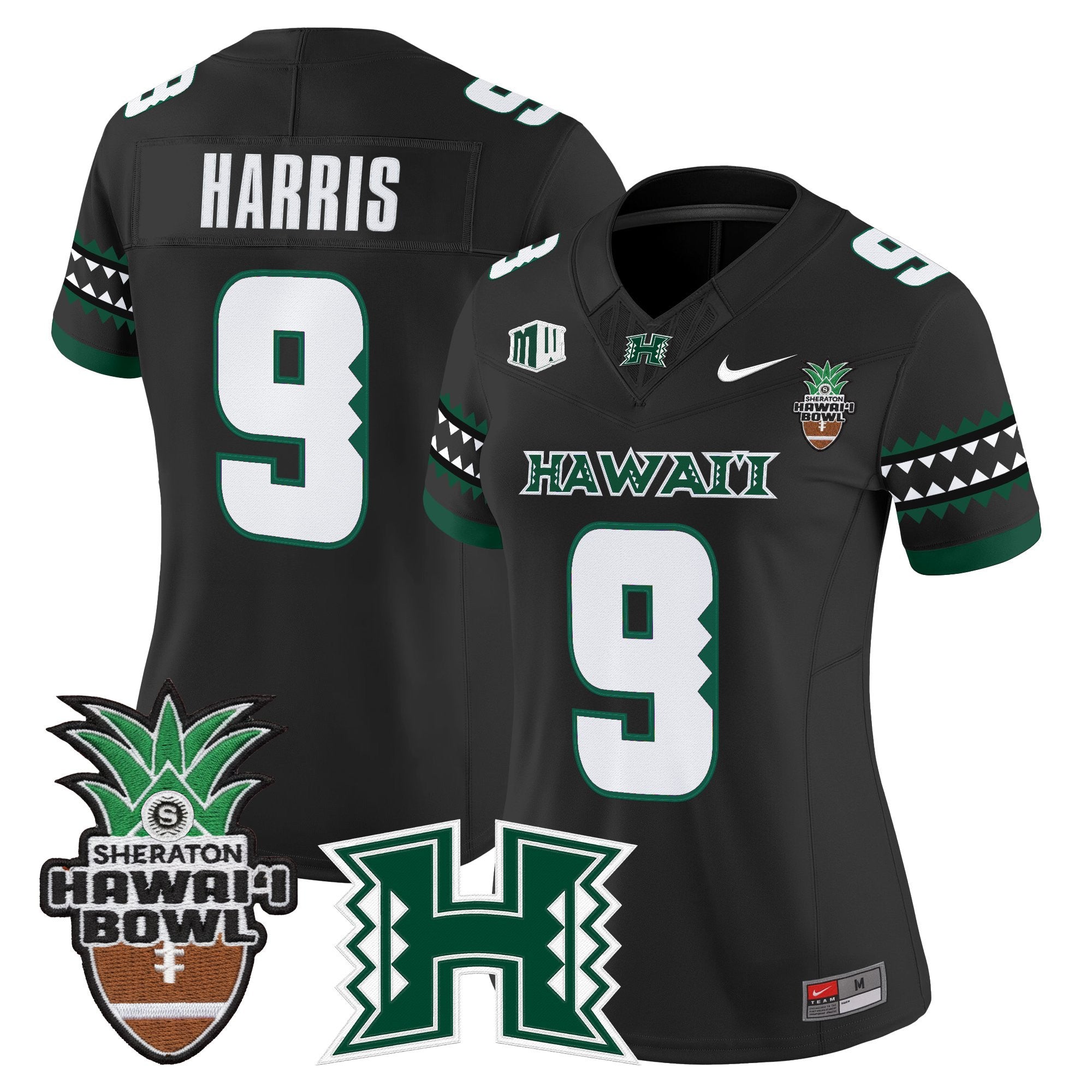 Women's Hawai'i Rainbow Warriors 2025 Hawai'i Bowl Vapor Limited Jersey - All Stitched