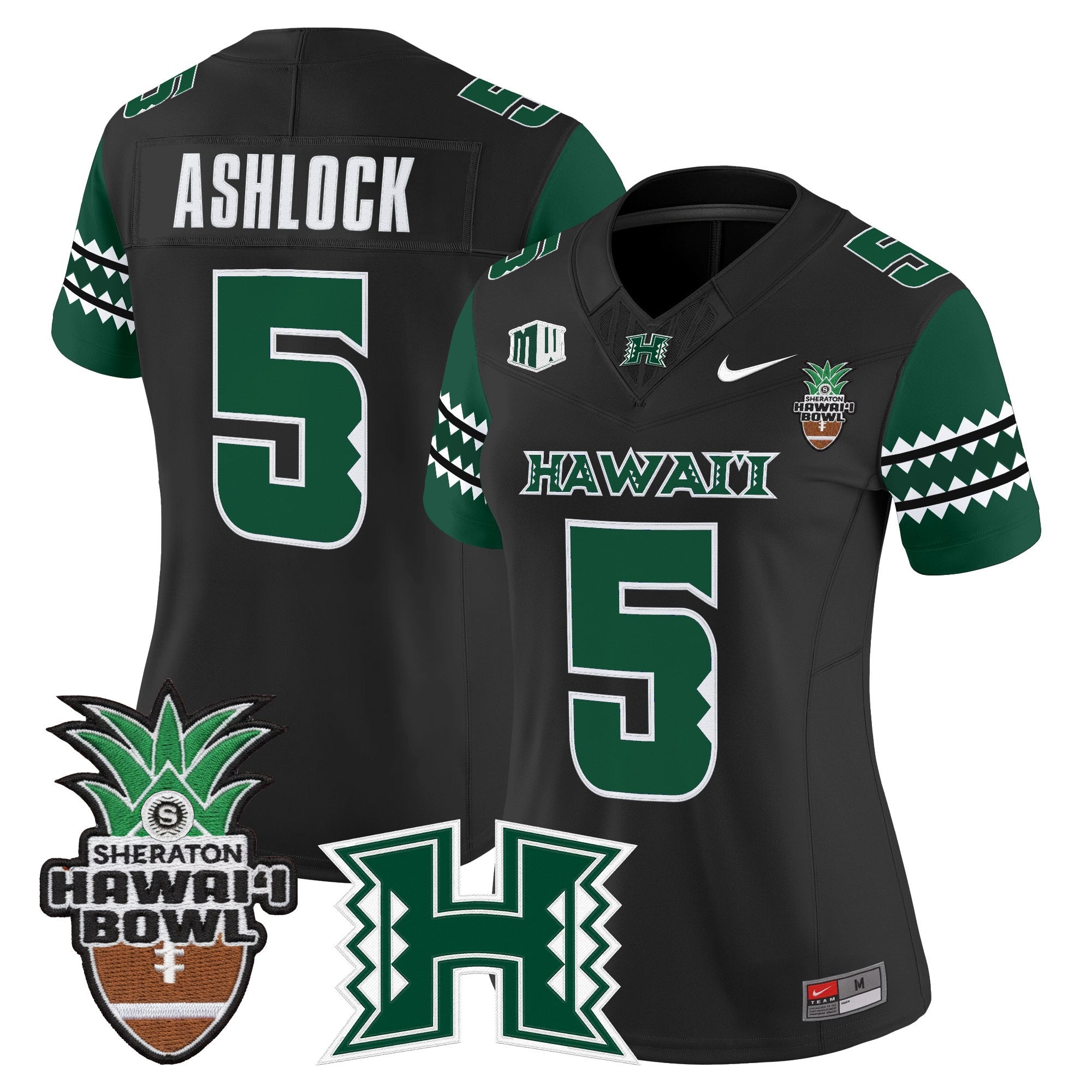Women's Hawai'i Rainbow Warriors 2025 Hawai'i Bowl Vapor Limited Jersey - All Stitched