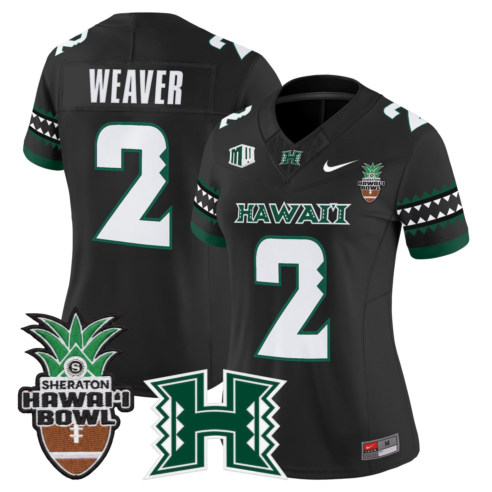 Women's Hawai'i Rainbow Warriors 2025 Hawai'i Bowl Vapor Limited Jersey - All Stitched