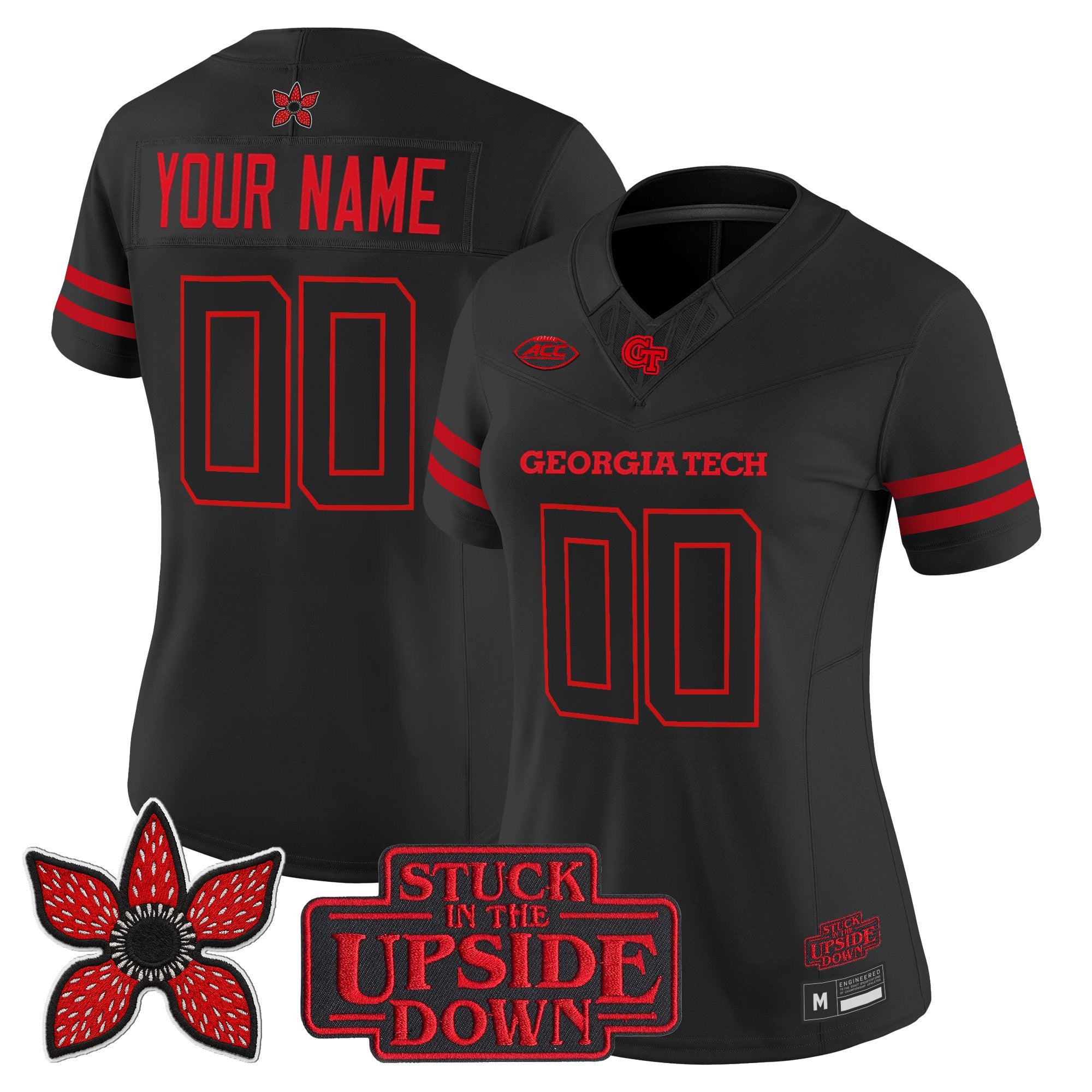 Georgia Tech Yellow Jackets 'Stranger Things Edition' Vapor Limited Custom Jersey - All Stitched